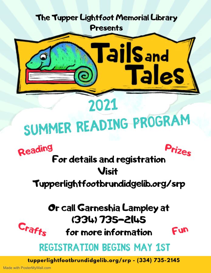 Tupper - Register for the 2021 Summer Reading Program May 1st - May ...