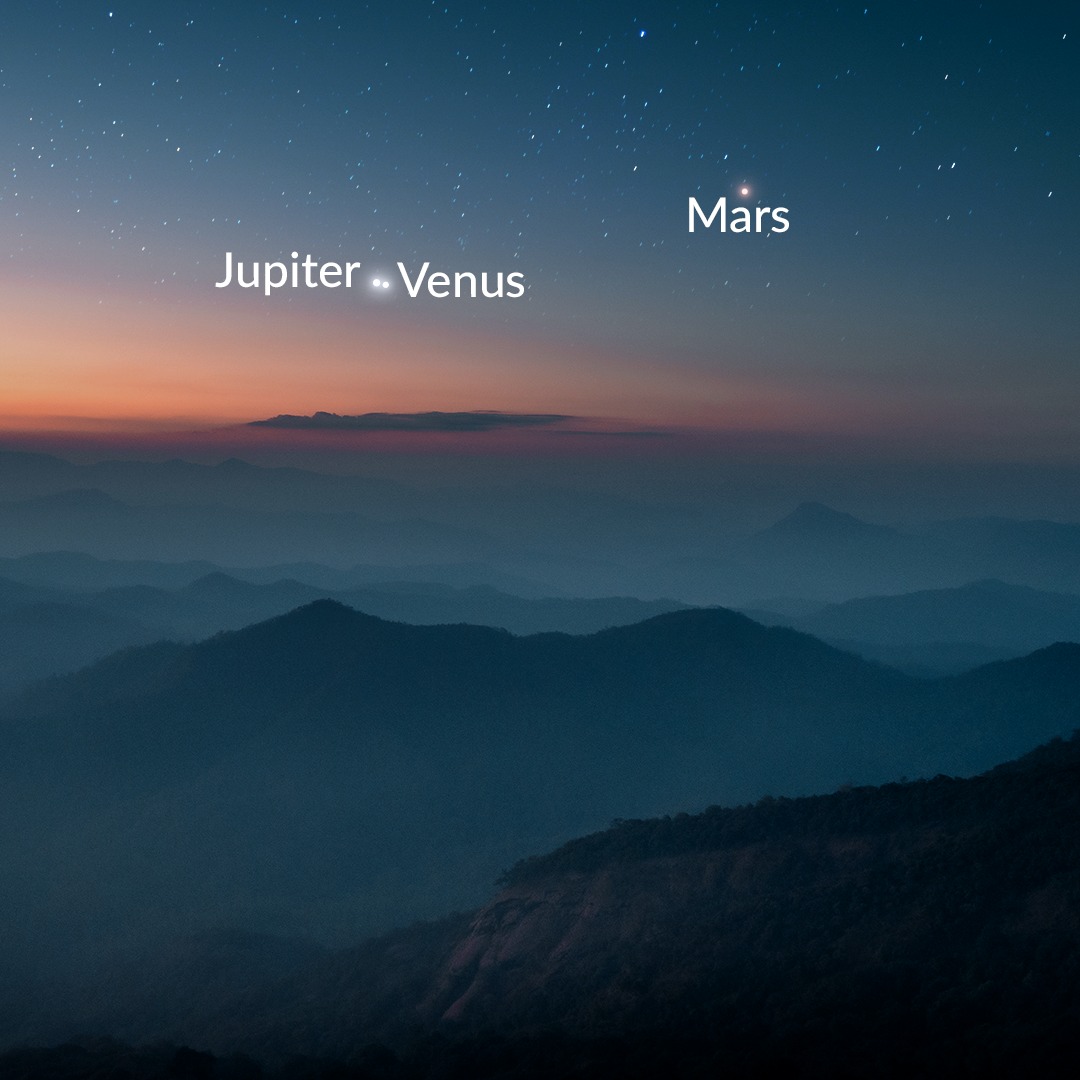 Star Walk - Jupiter and Venus will nearly merge, Mars will shine nearby ...
