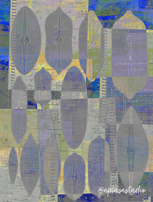 a+a Studio - A color study of a collage that incorporates...