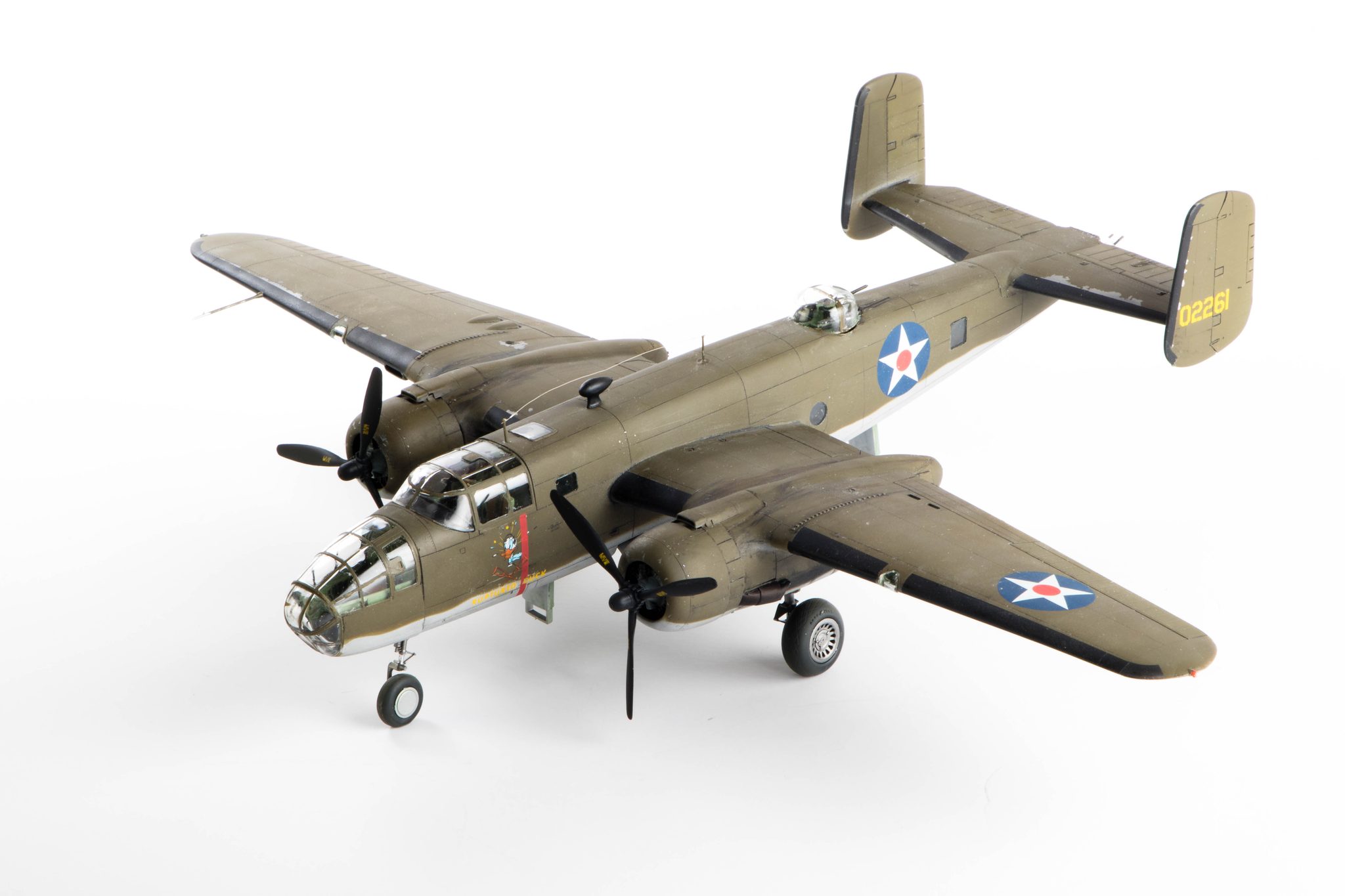 Maquette Tamiya B-25 Mitchell Bomber - Échelle 1:700 - N°7902 - Kit Complet, Sac Scellé - Occasion