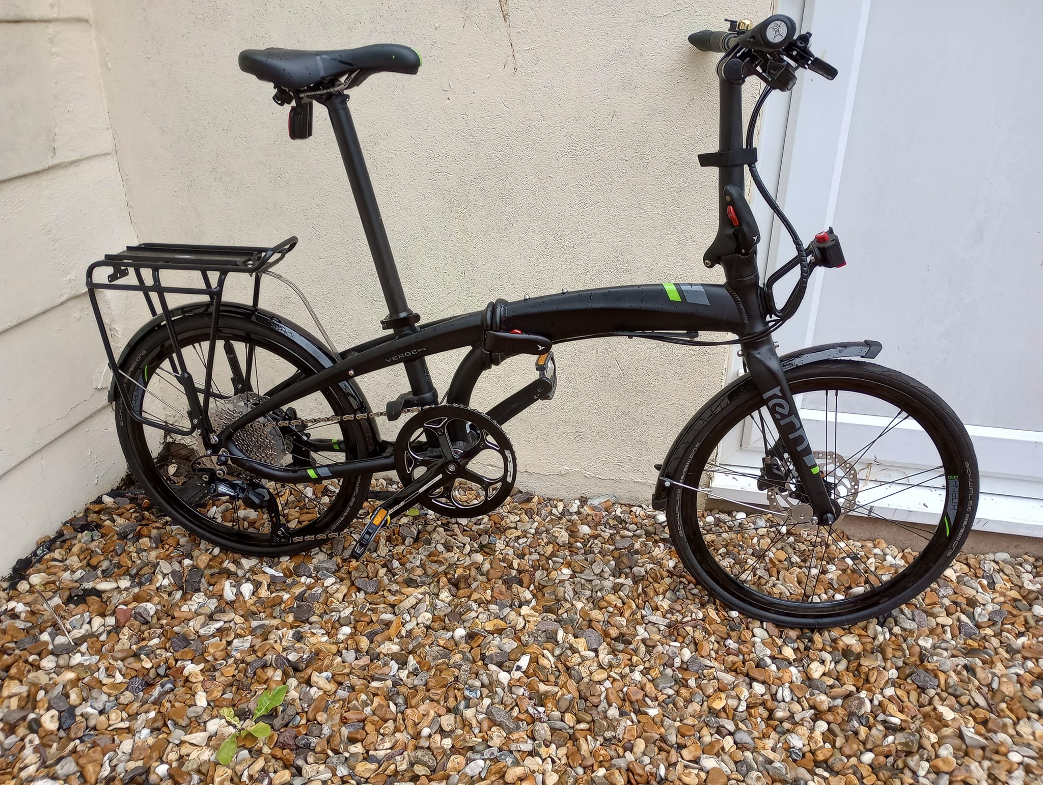 My new recruit - a Tern Verge P10. As I intend to do some cycle