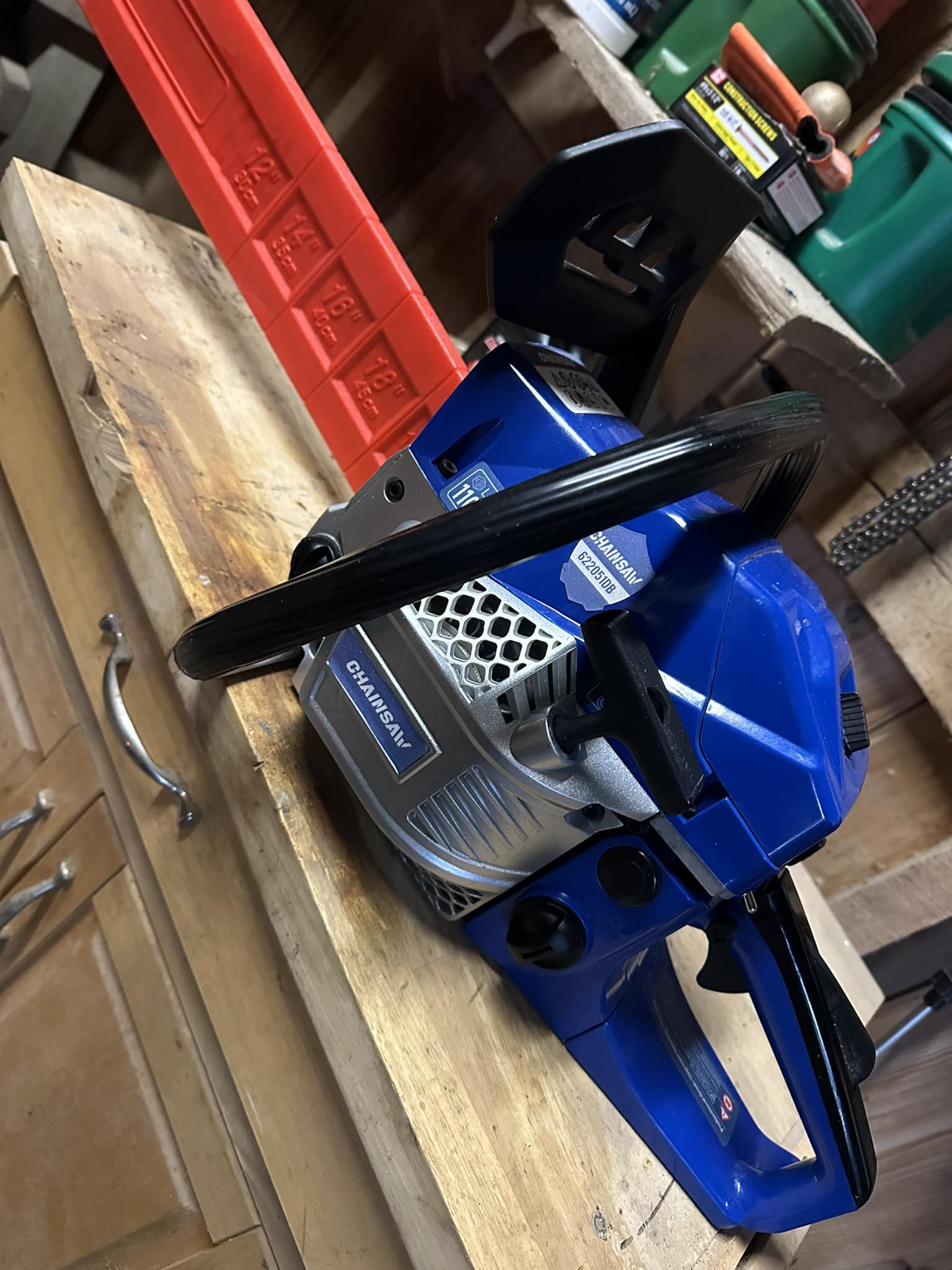 Upgraded handle for Zenoah clone chainsaw