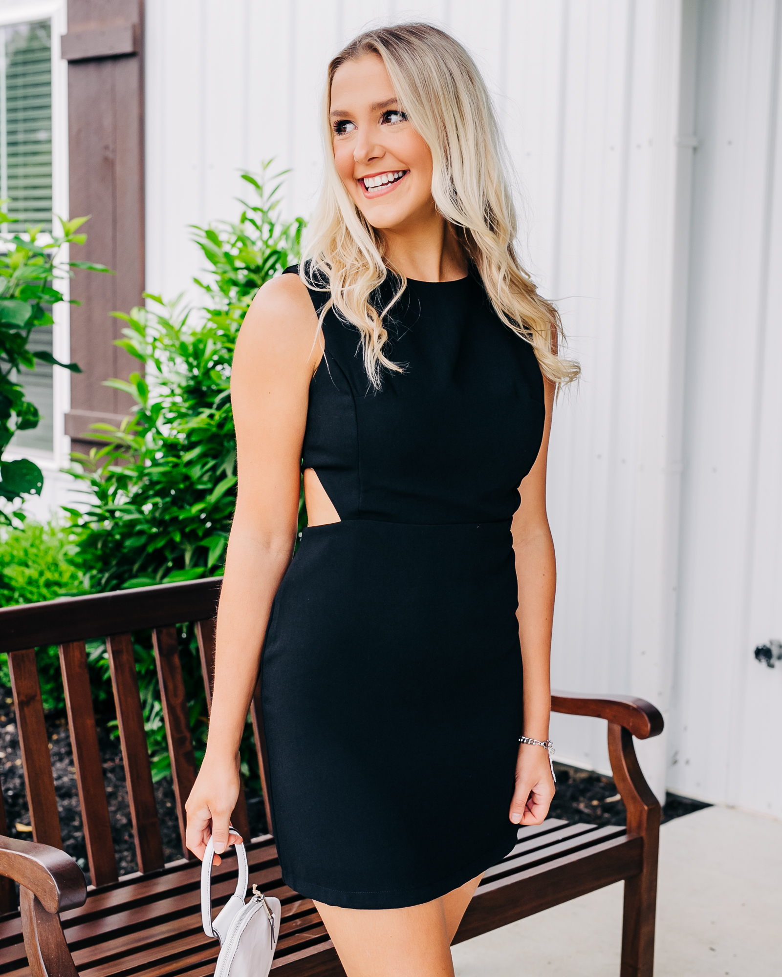 Made for your next formal event🤩 The cut outs in this dress make it hard to compete🙌🤍 ​ ​-Mysterious Hearts Black Dress ​ ​Shop this dress in stores and online at ribbonchix.com