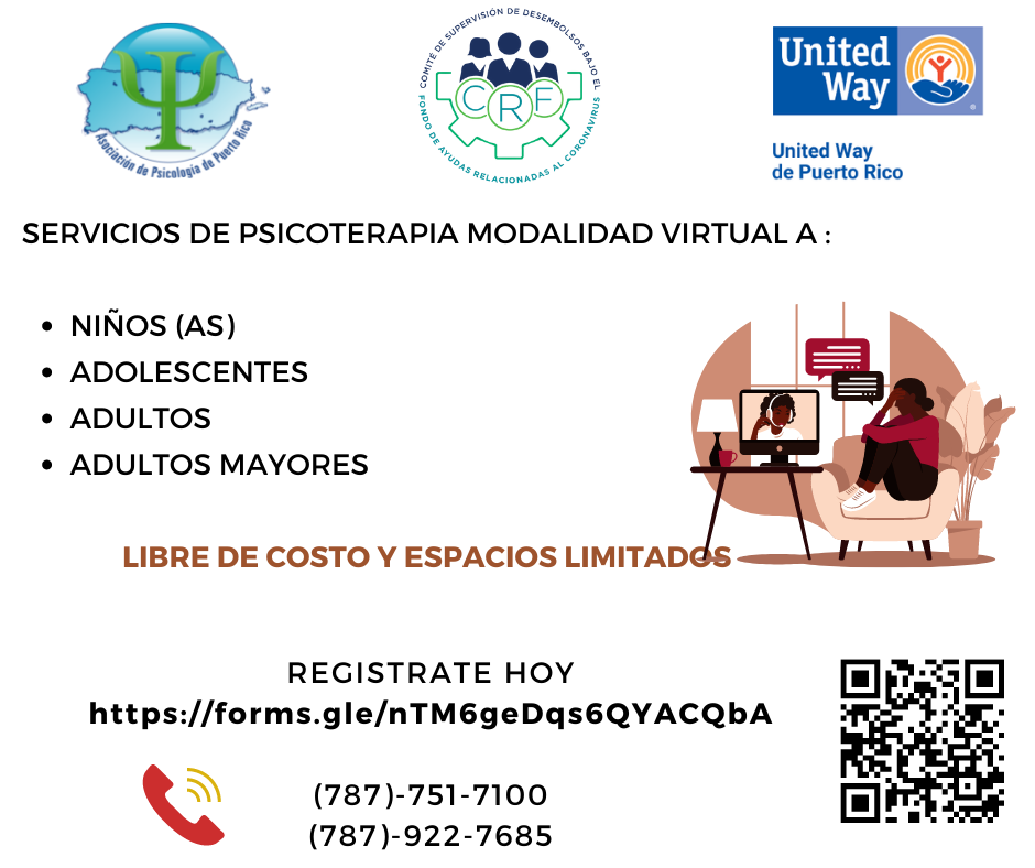 United Way PR - La Asociación de Psicología de Puerto Rico... | Facebook