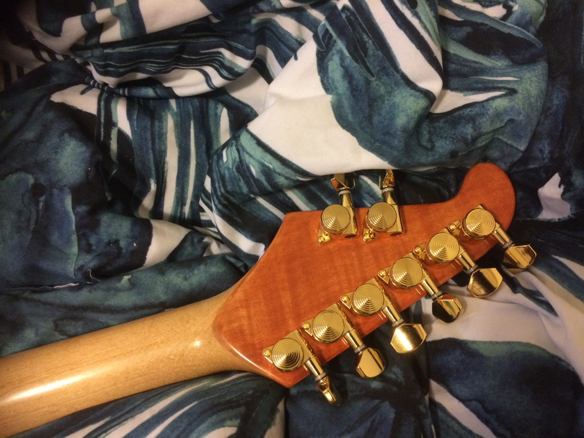 Brian Stanczyk's Swiss Cheese fretted/fretless doubleneck
