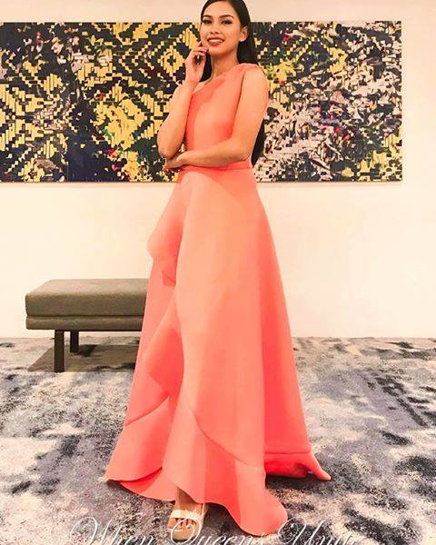 Saturday Dress - Miss Risha Silades for Mutya Pilipinas 2019 is wearing ...