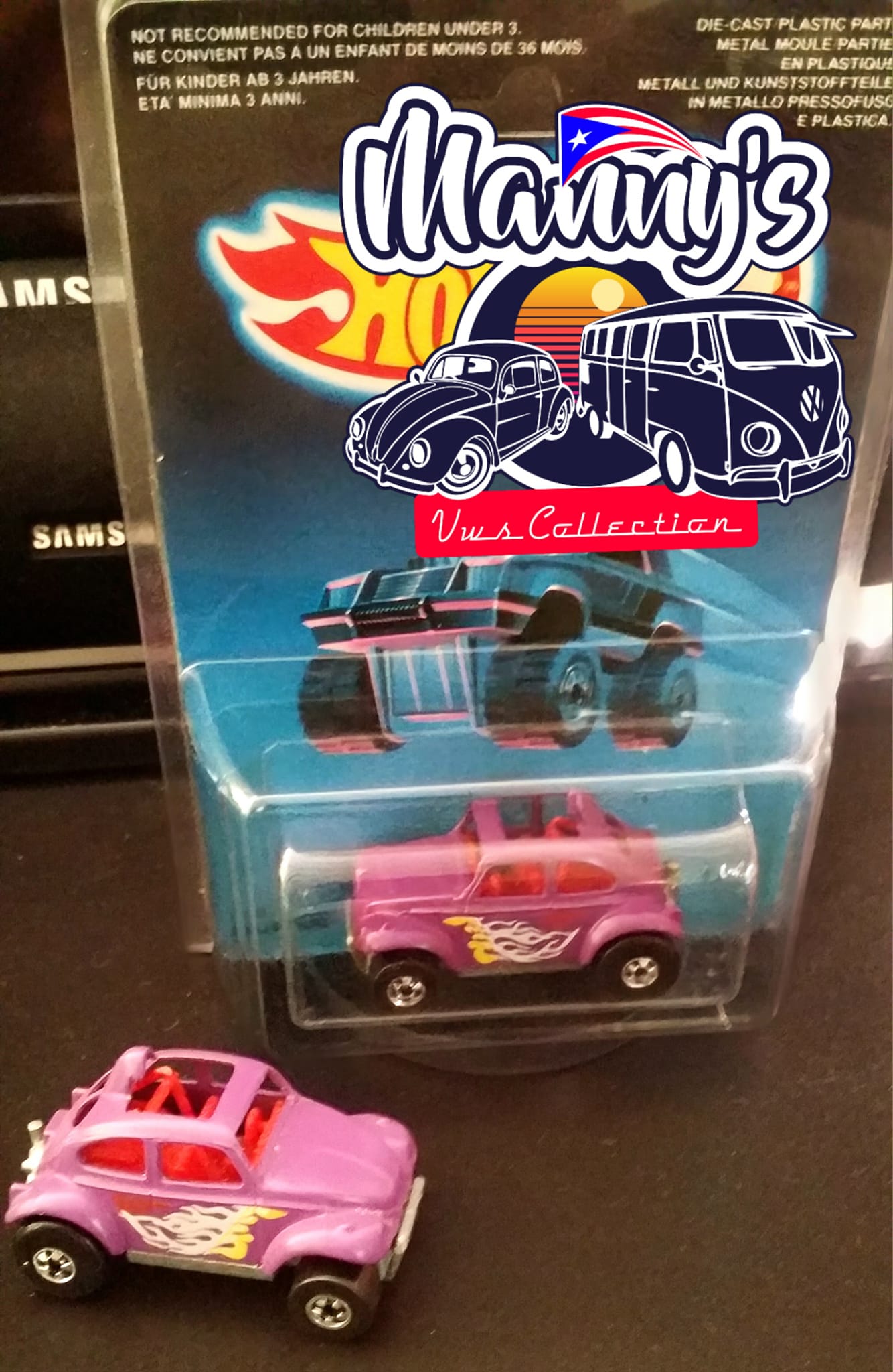 Hot Wheels 1/64 Volkswagen Baja Bug Tooned #5/10 - Série Mainline 2021 - Neuf