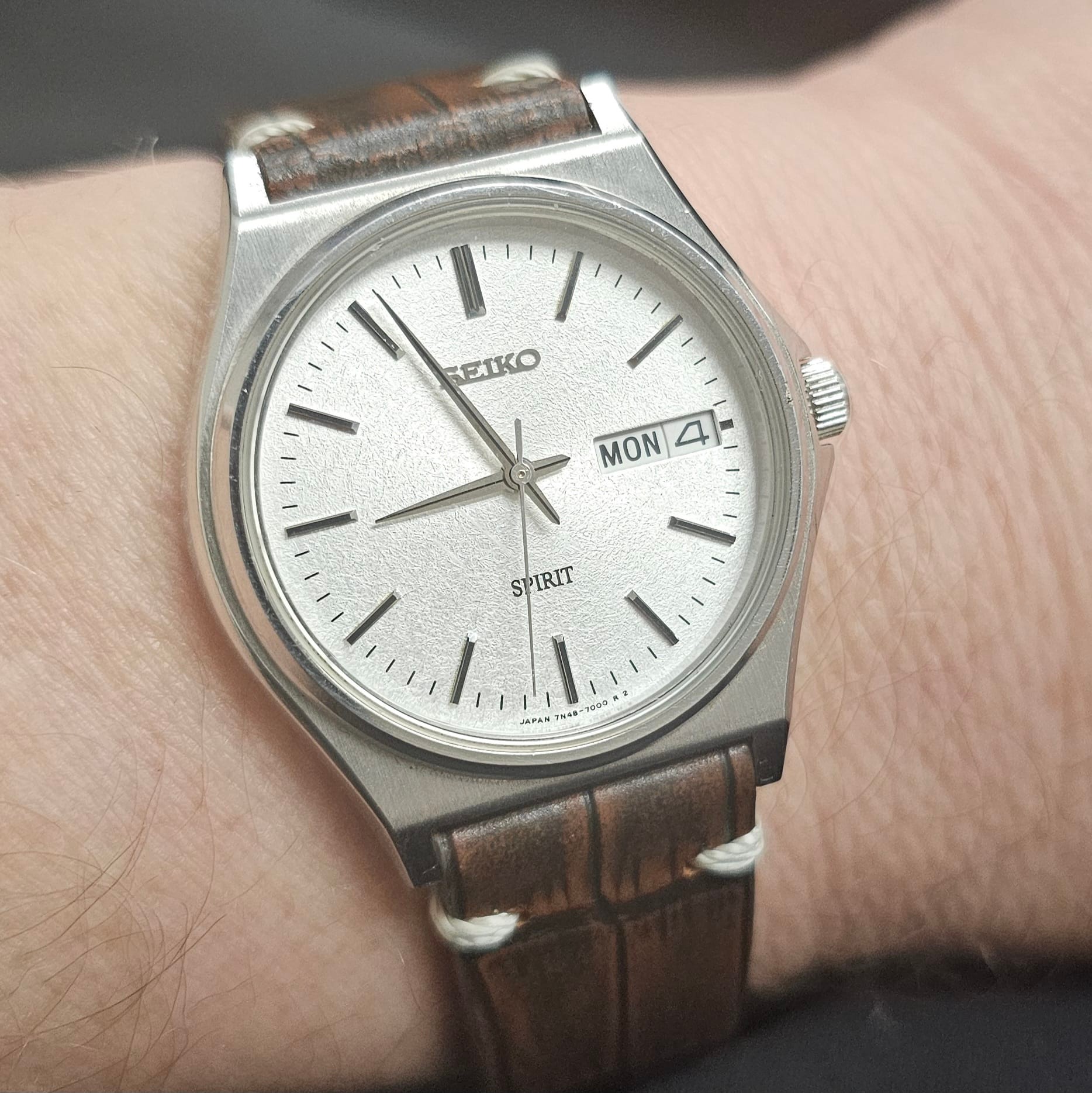 Seiko Spirit Caliber 7N48 Quartz Movement Watch