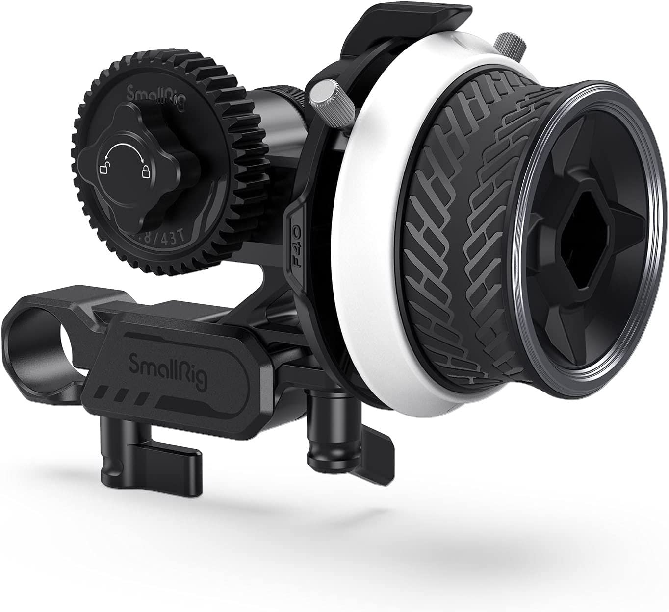 📷SmallRig Mini Follow Focus F40 Adjustable AB stops allow easy
