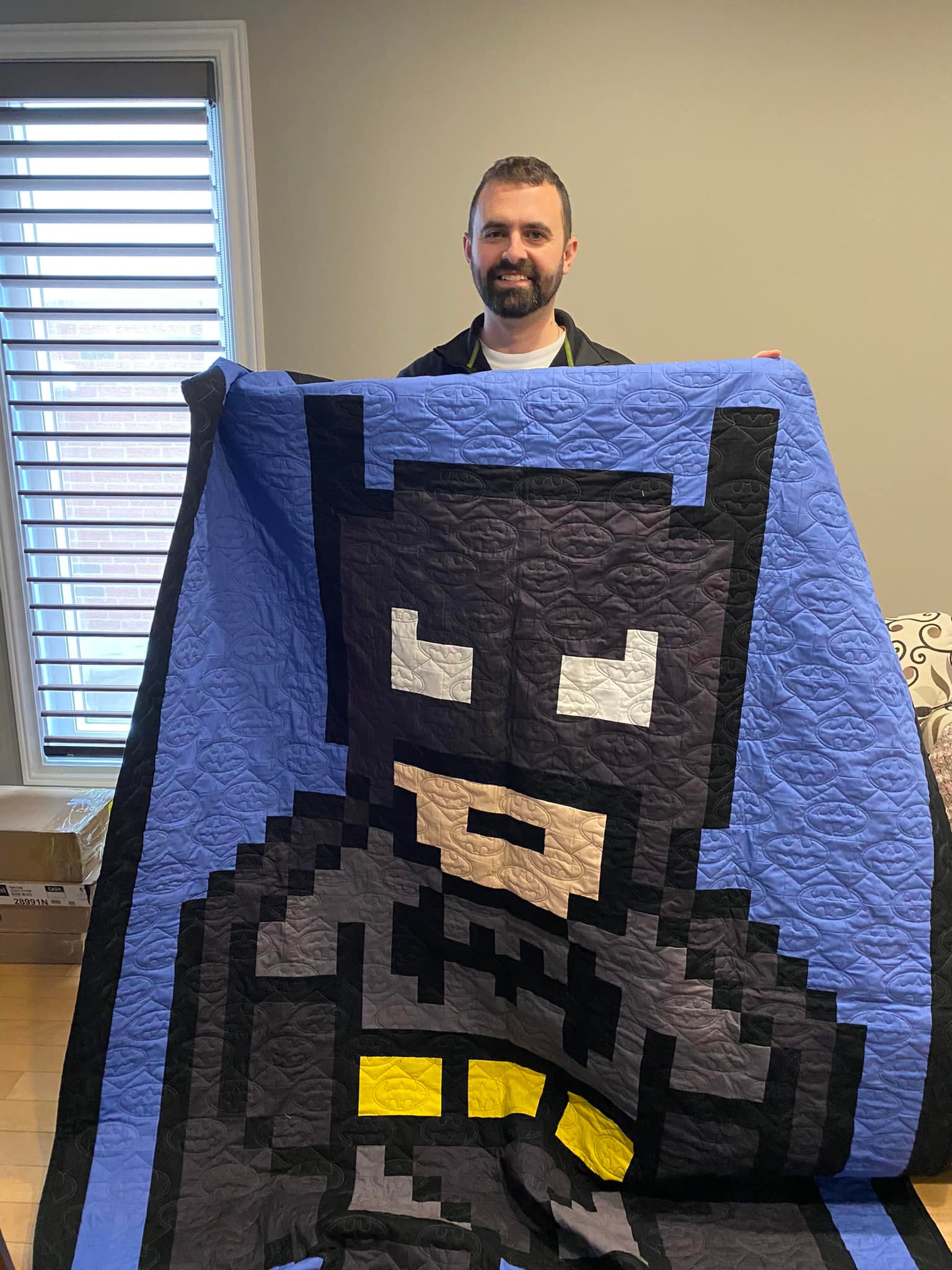 Batman Quilt Gift for Son display picture 1