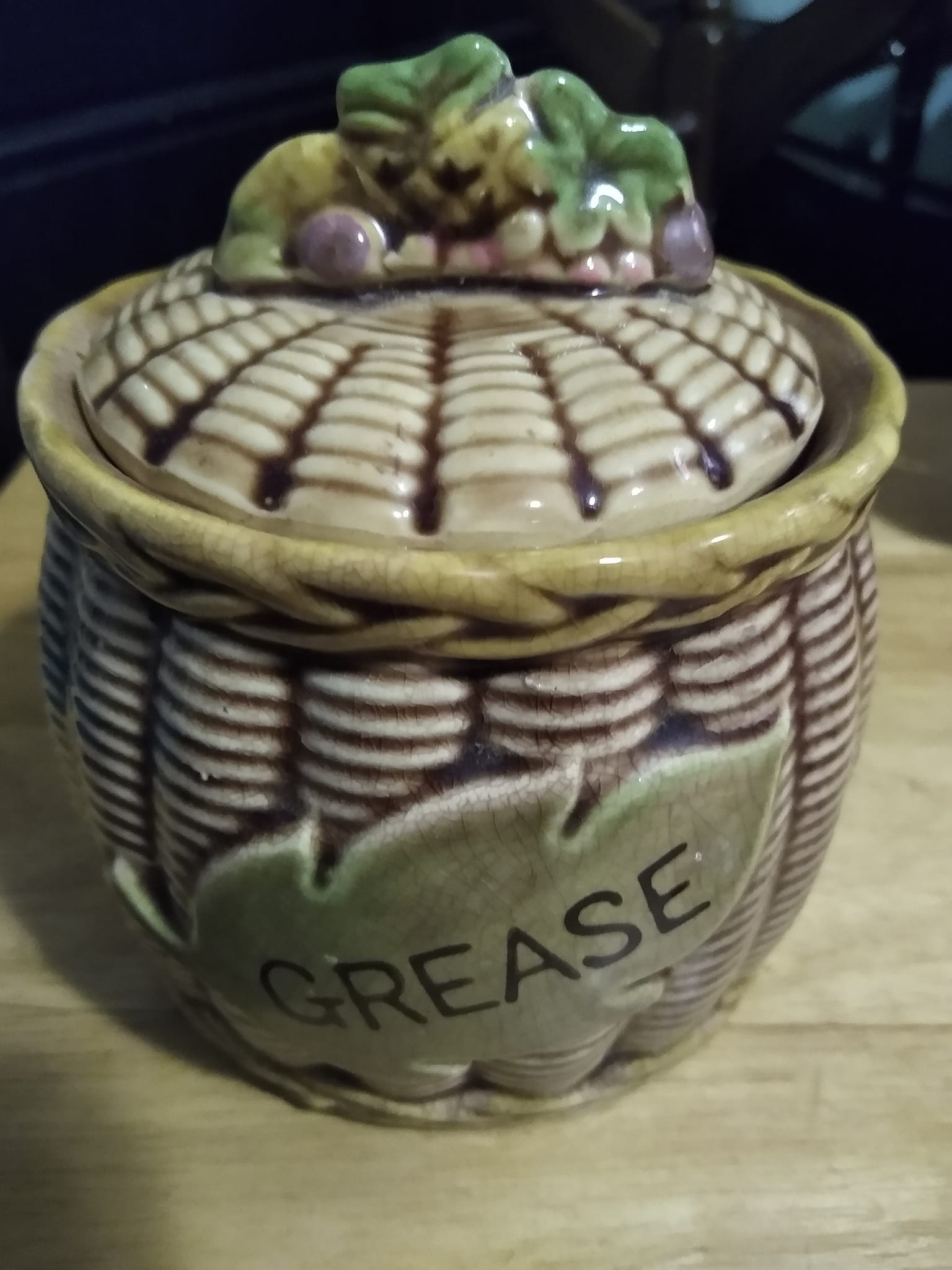 Tilso Japan hand painted ceramic clown lollipop holder