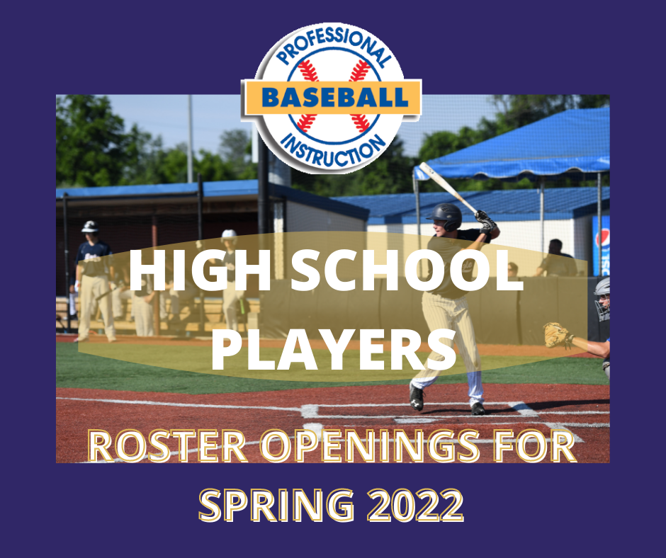 HIGH SCHOOL PLAYERS -... - Professional Baseball Instruction | Facebook