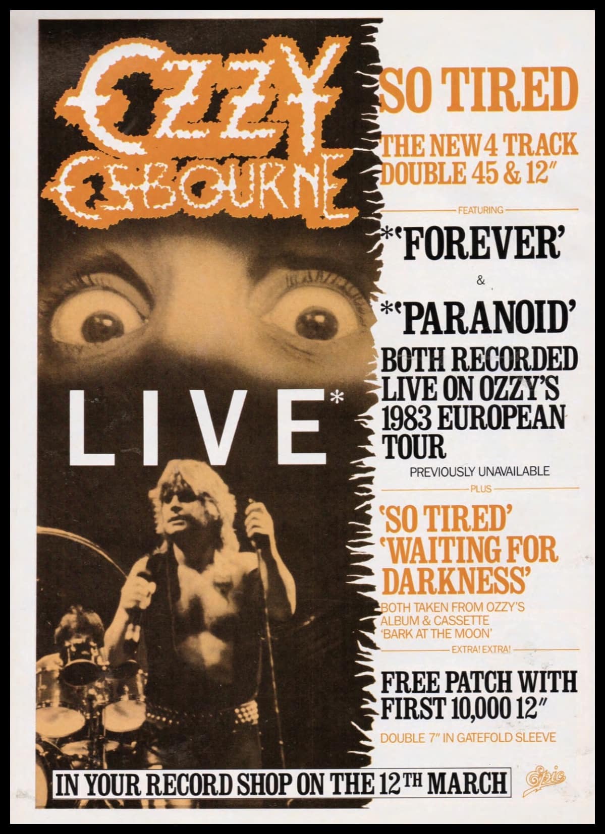 Dec 1983: Ozzy Osbourne released the single 
