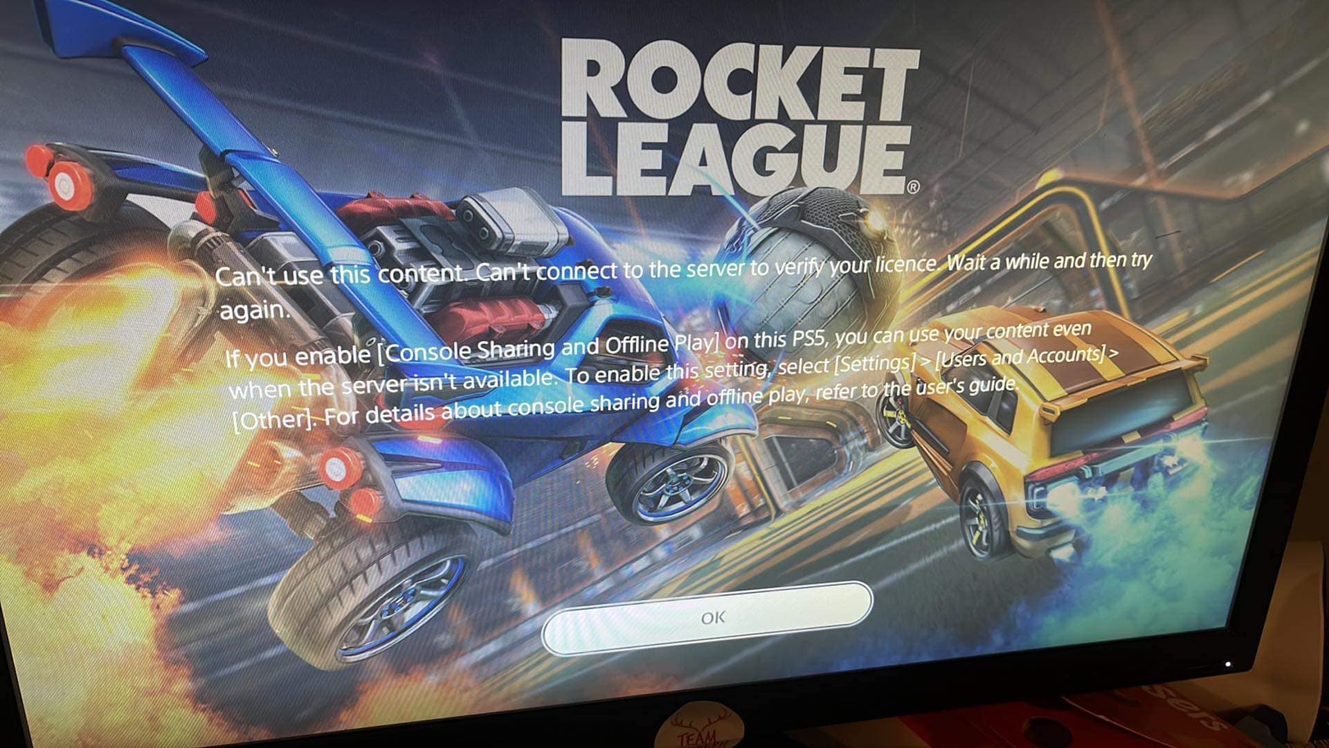 What to do about error messages on PS5?