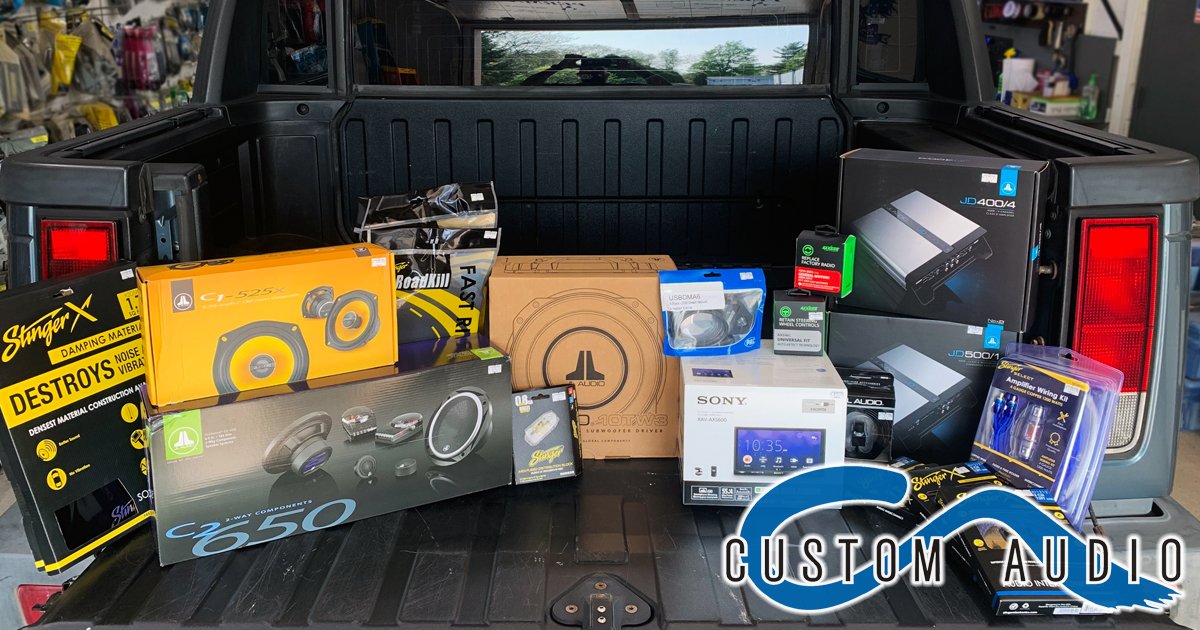 Custom Audio - Full system makeover in a 2005 Hummer H2....