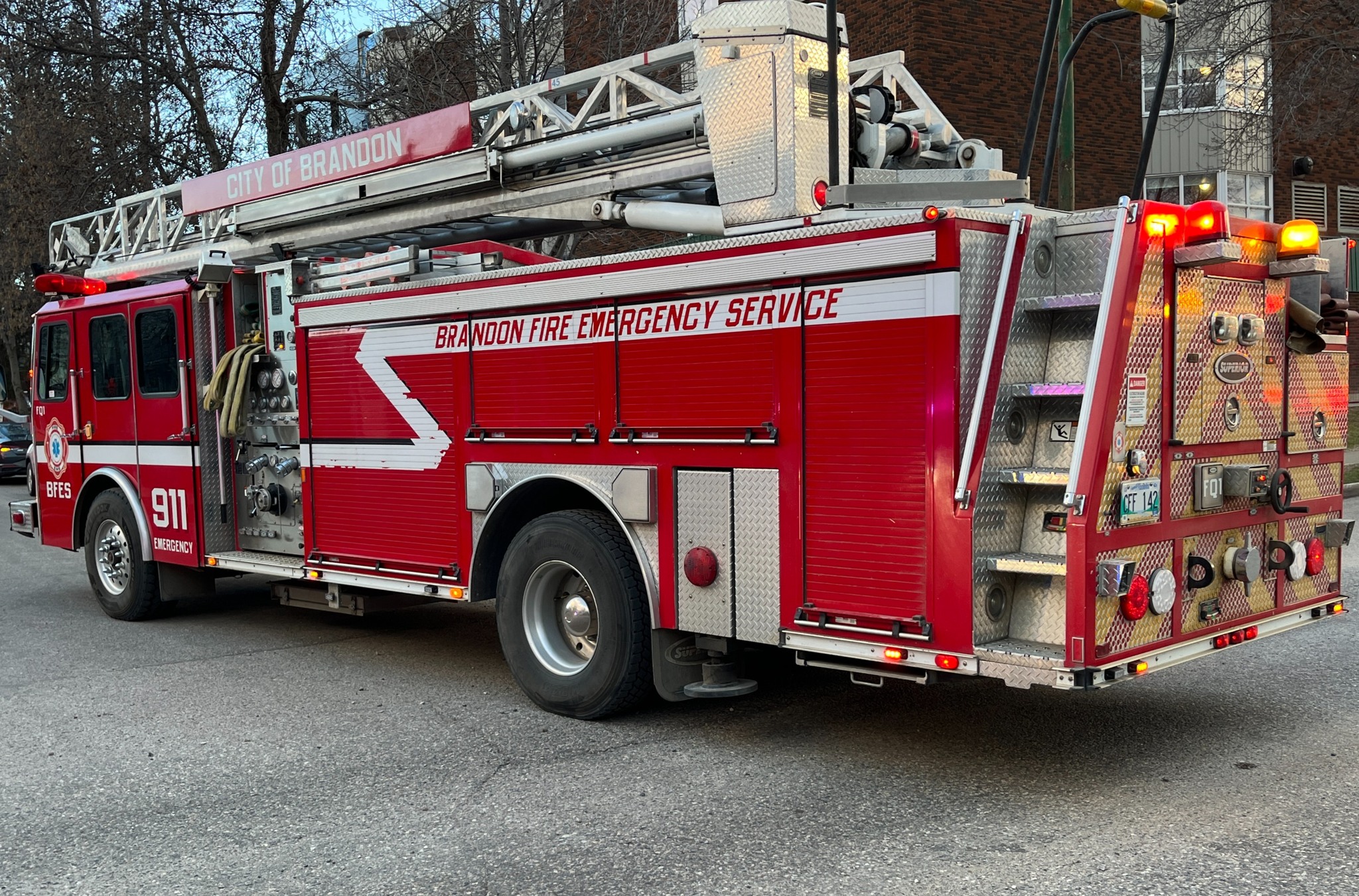 Canadian Fire and EMS | Brandon Fire & Emergency Services, MB Quint 1 ...