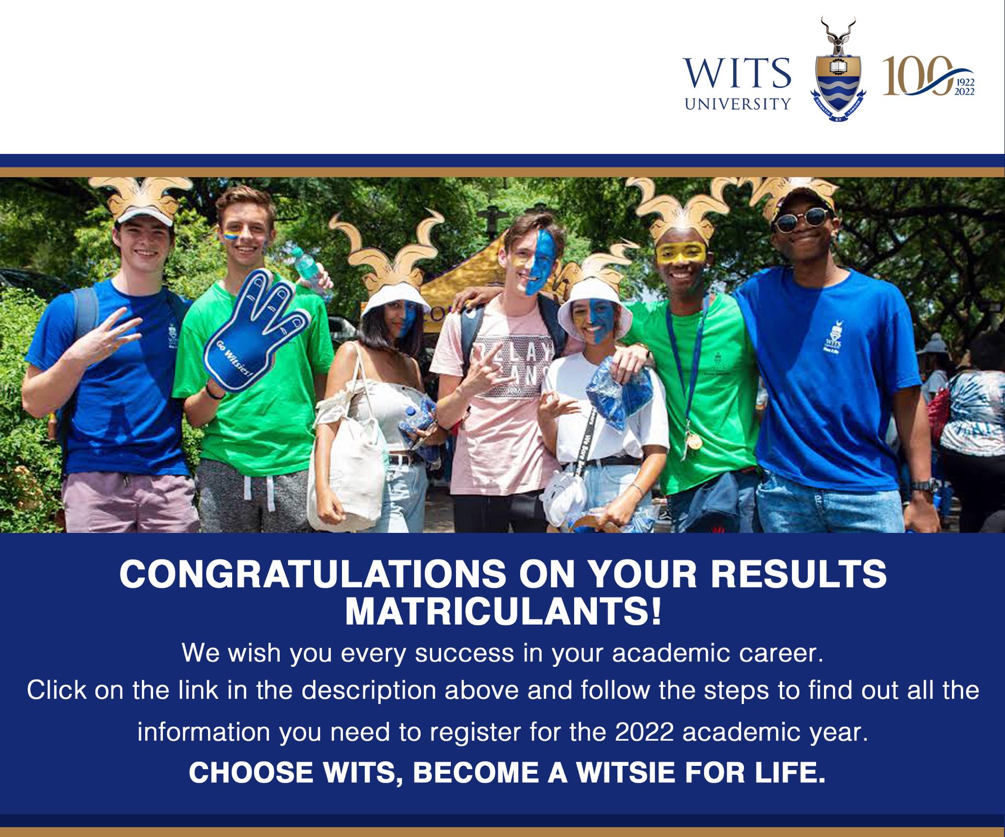 🏛💯💫Congratulations... - Wits - University of the Witwatersrand | Facebook