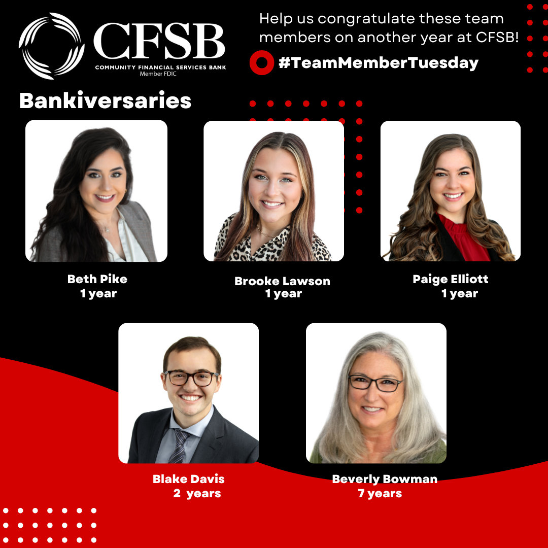 CFSBank - Another month and another amazing group of team...