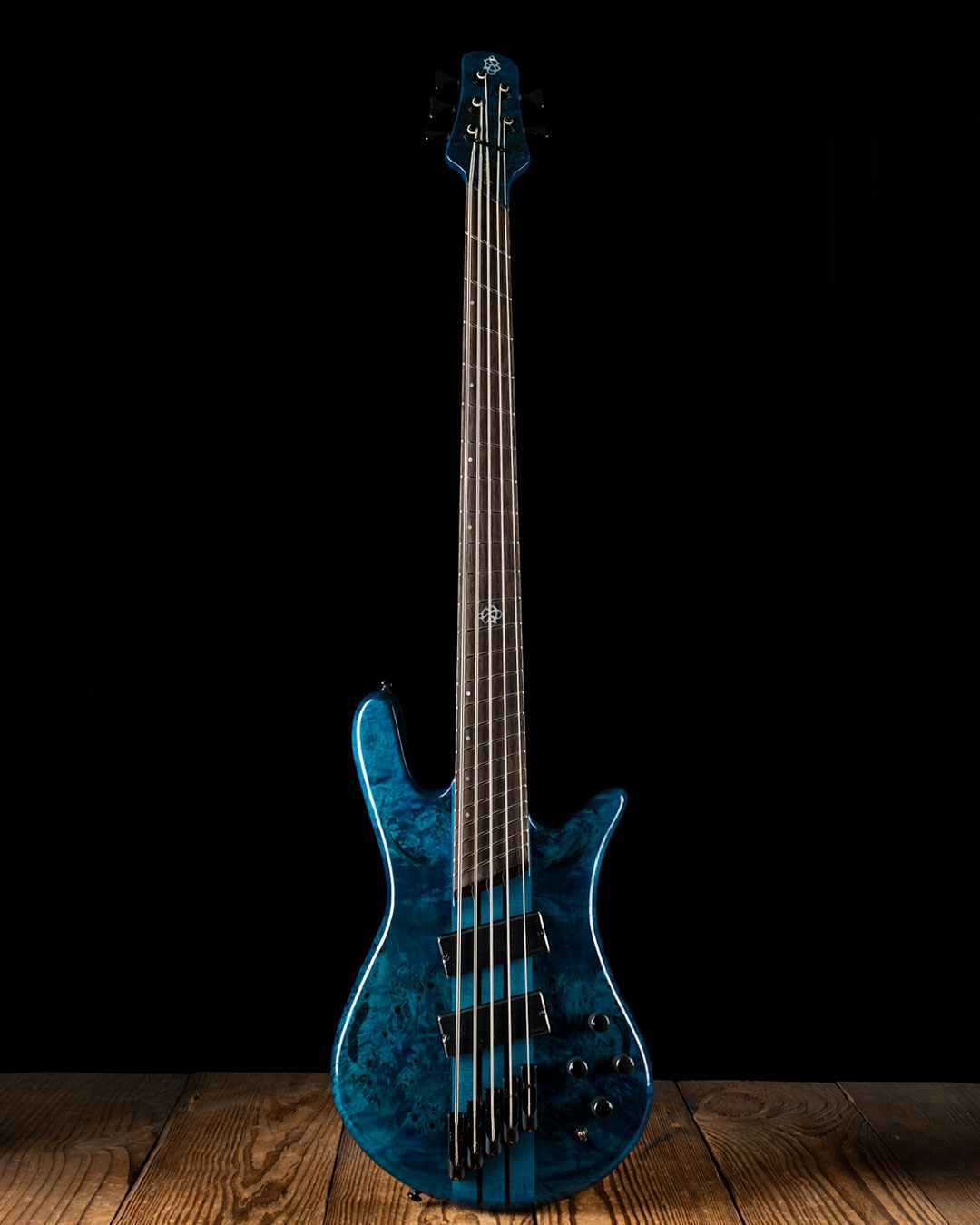 Spector bass collection with favorite faded blue glow 5 string