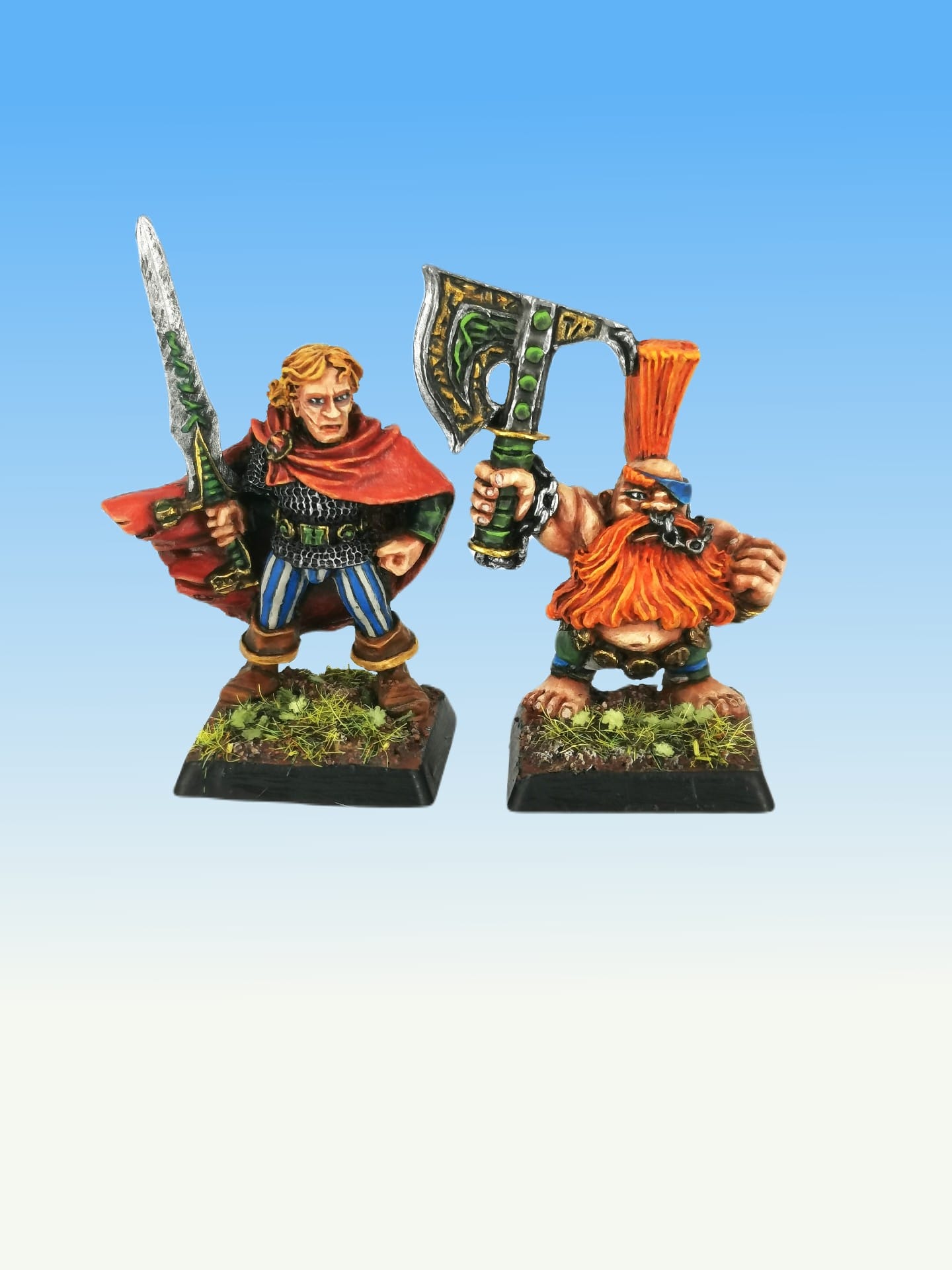 Hello fig pushers, Gotrek and Felix, heroes of the old world