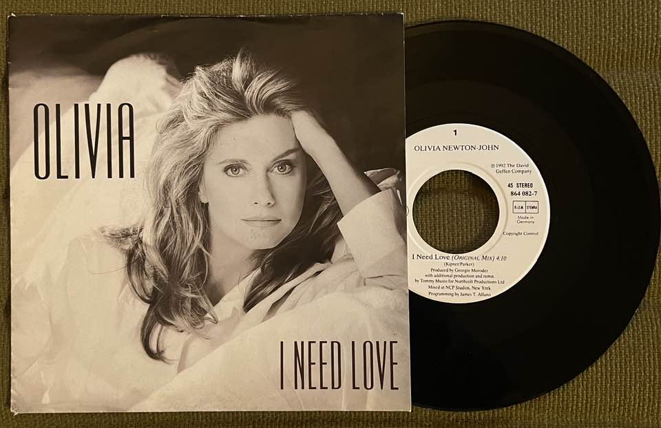 Olivia Newton-John 7 inch vinyl single