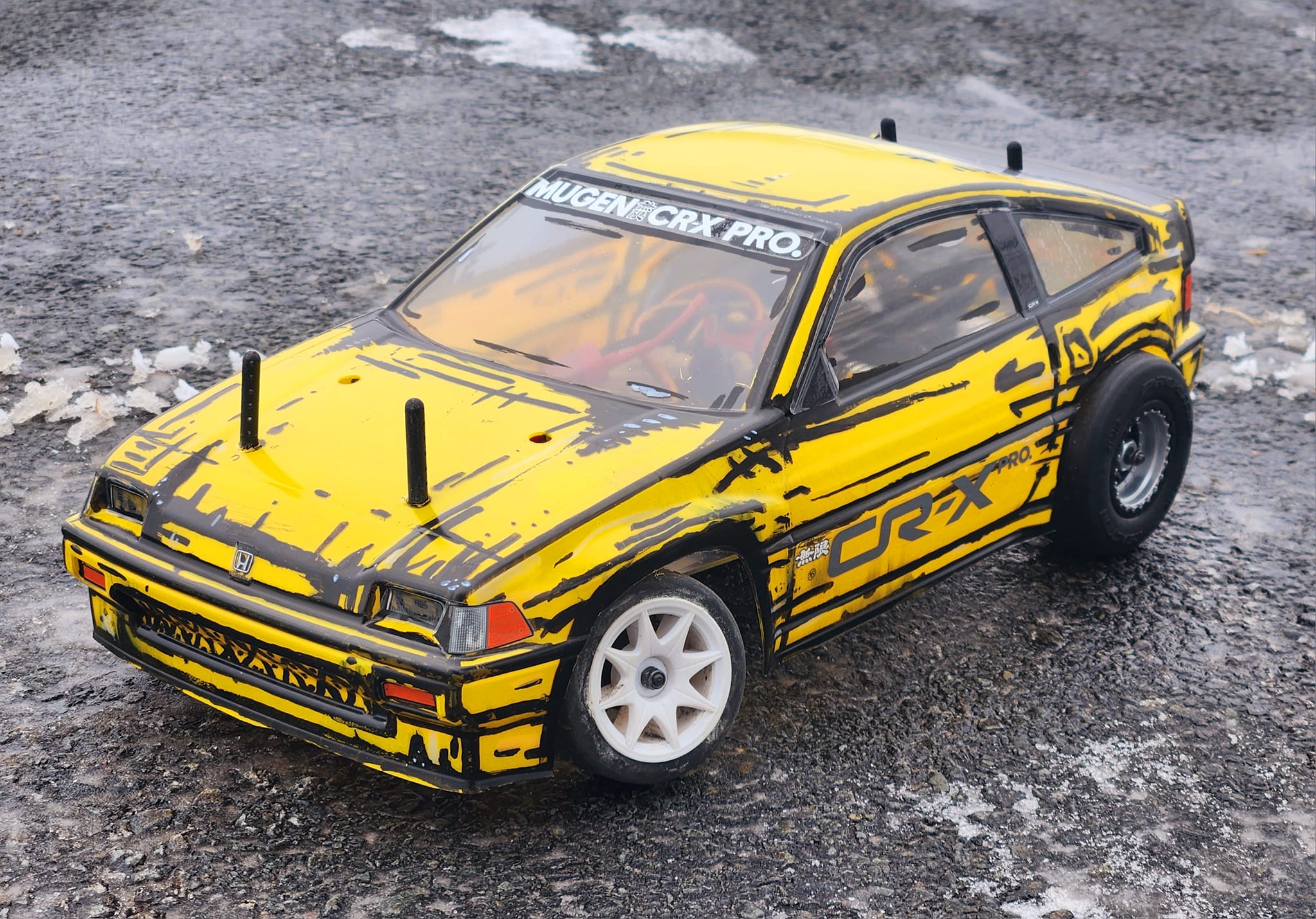 Tamiya M05 Crx Pro Cartoon style Rwd and LSV8 swapped too