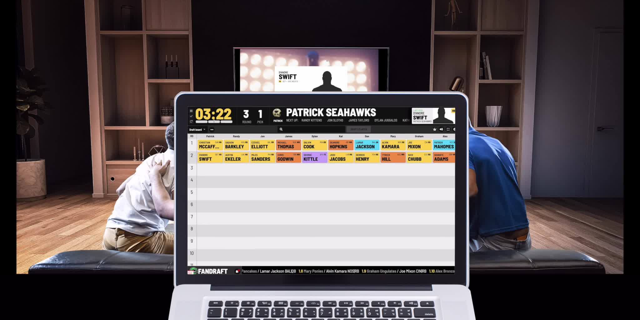 FanDraft: Fantasy Football Draft Board software