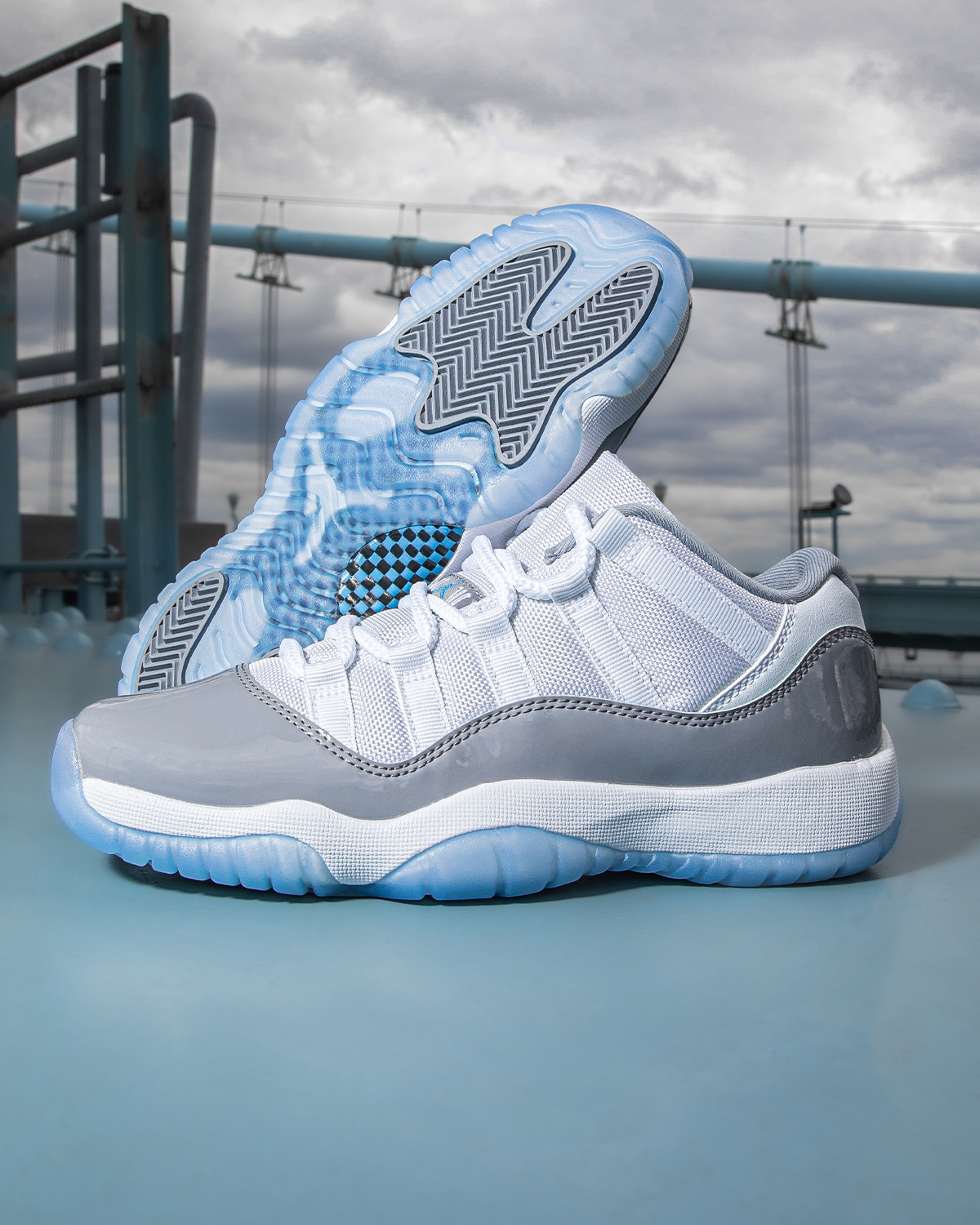 Shoe Cool Grey 11 Low Gs Cool Grey Jordan Retro 11 Low GS Sneakers