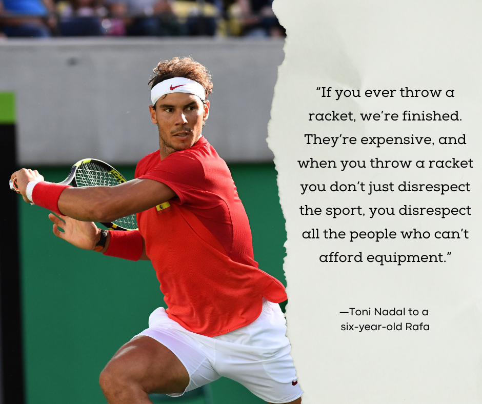 You CAN throw your old racquets in... - Nassau Tennis Club