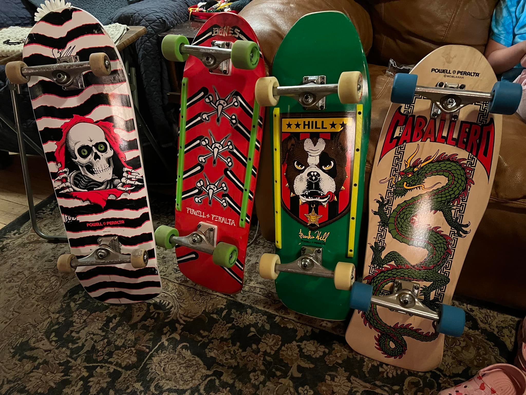 Skating with Powell Peralta and Bones Brigade decks