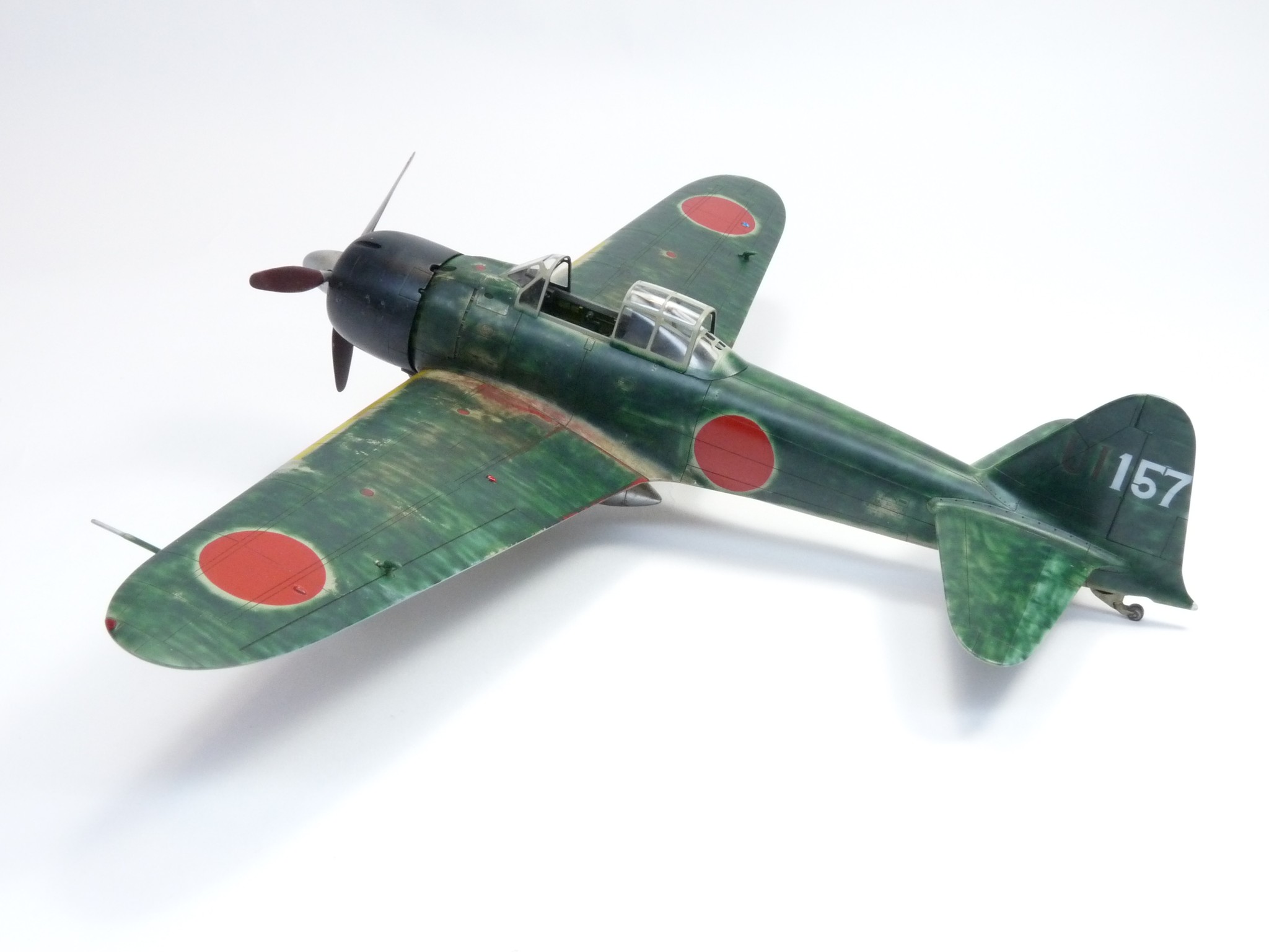 Eduard 1/48 A6M3 Zero Type 22 from the Samurai boxing. Finished as