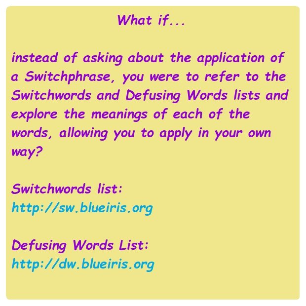 Switchwords | What if... | Facebook