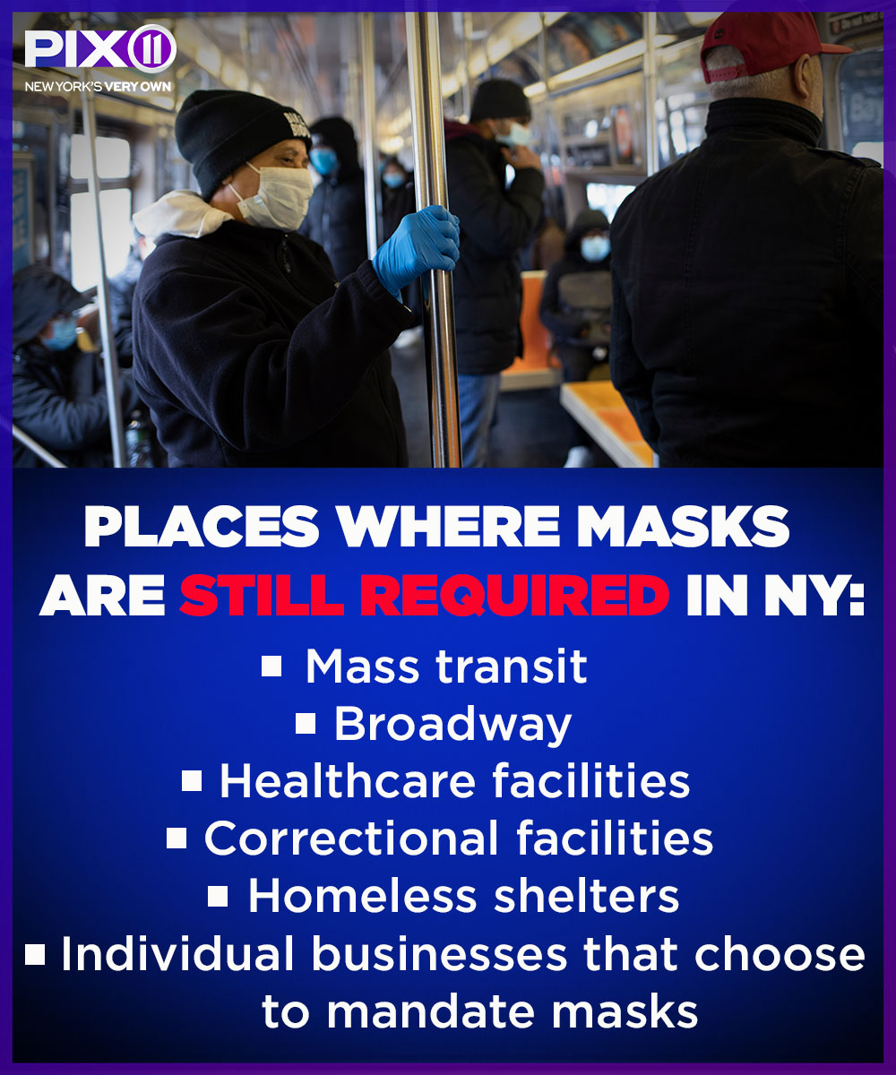 PIX11 - To mask or not to mask? 😷 New York has begun loosening its ...
