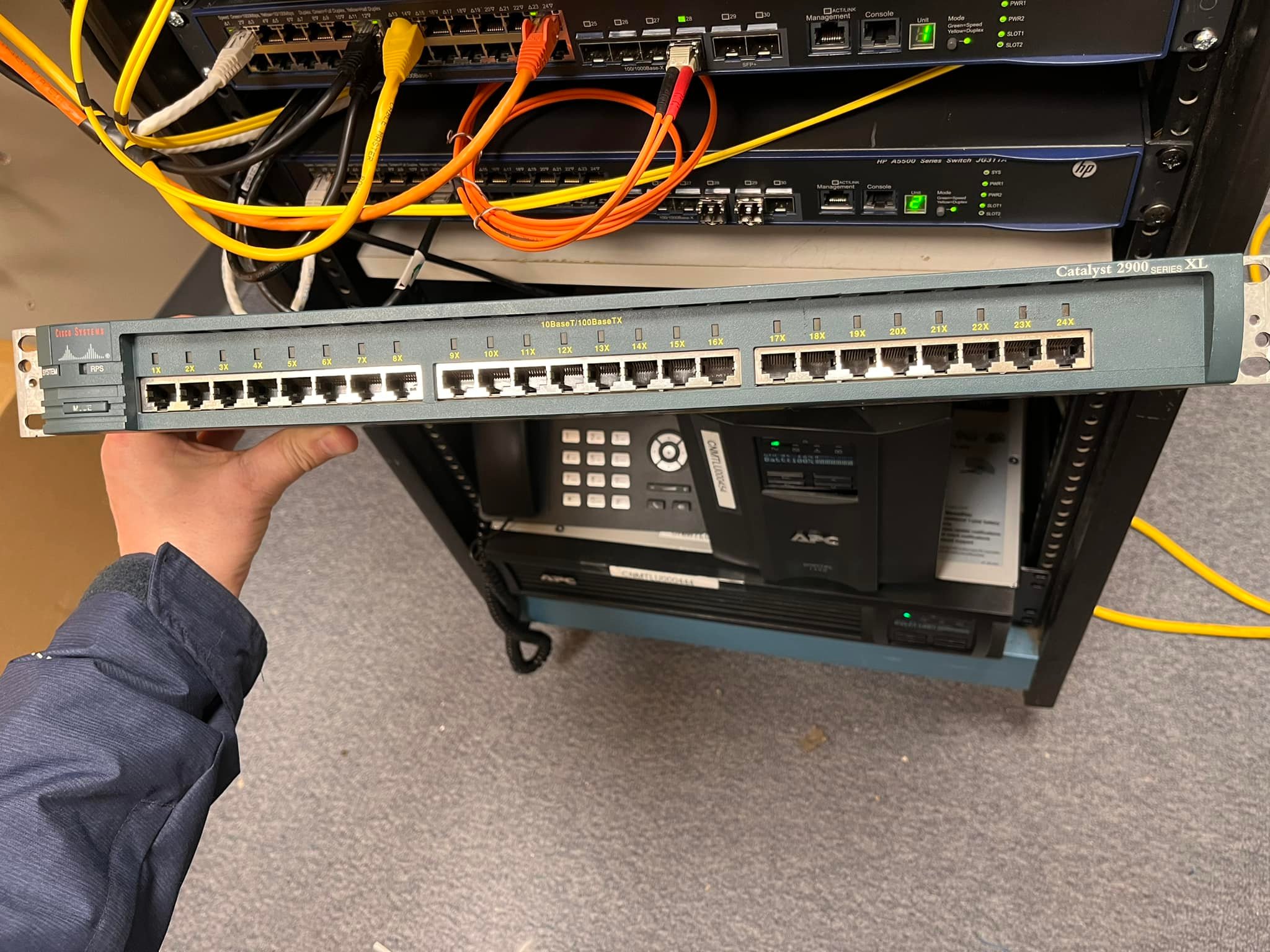Vintage Cisco Networking Equipment from the Late 1990s