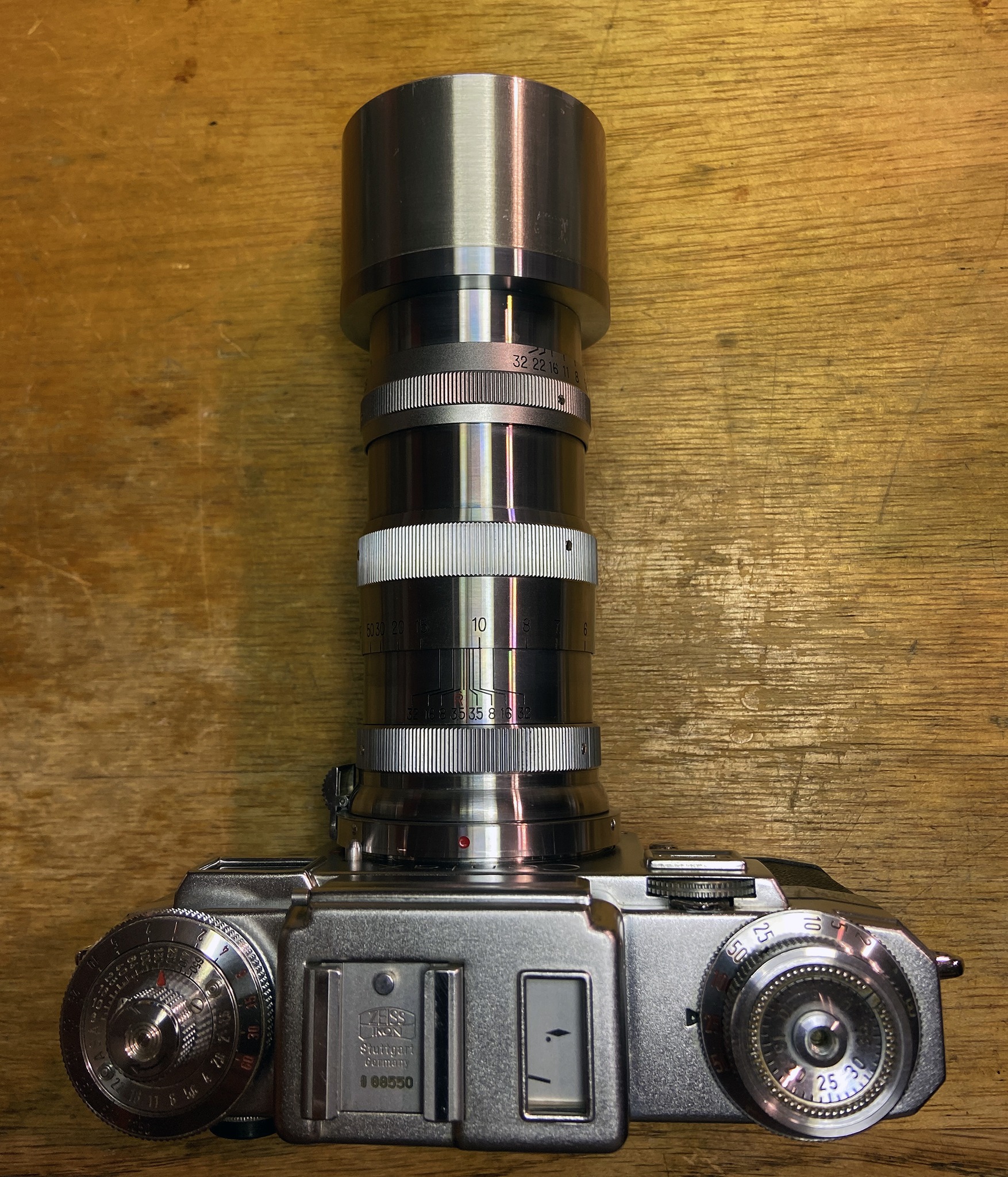 Contax IIa and Nikon S3 with Zeiss and Biogon lenses