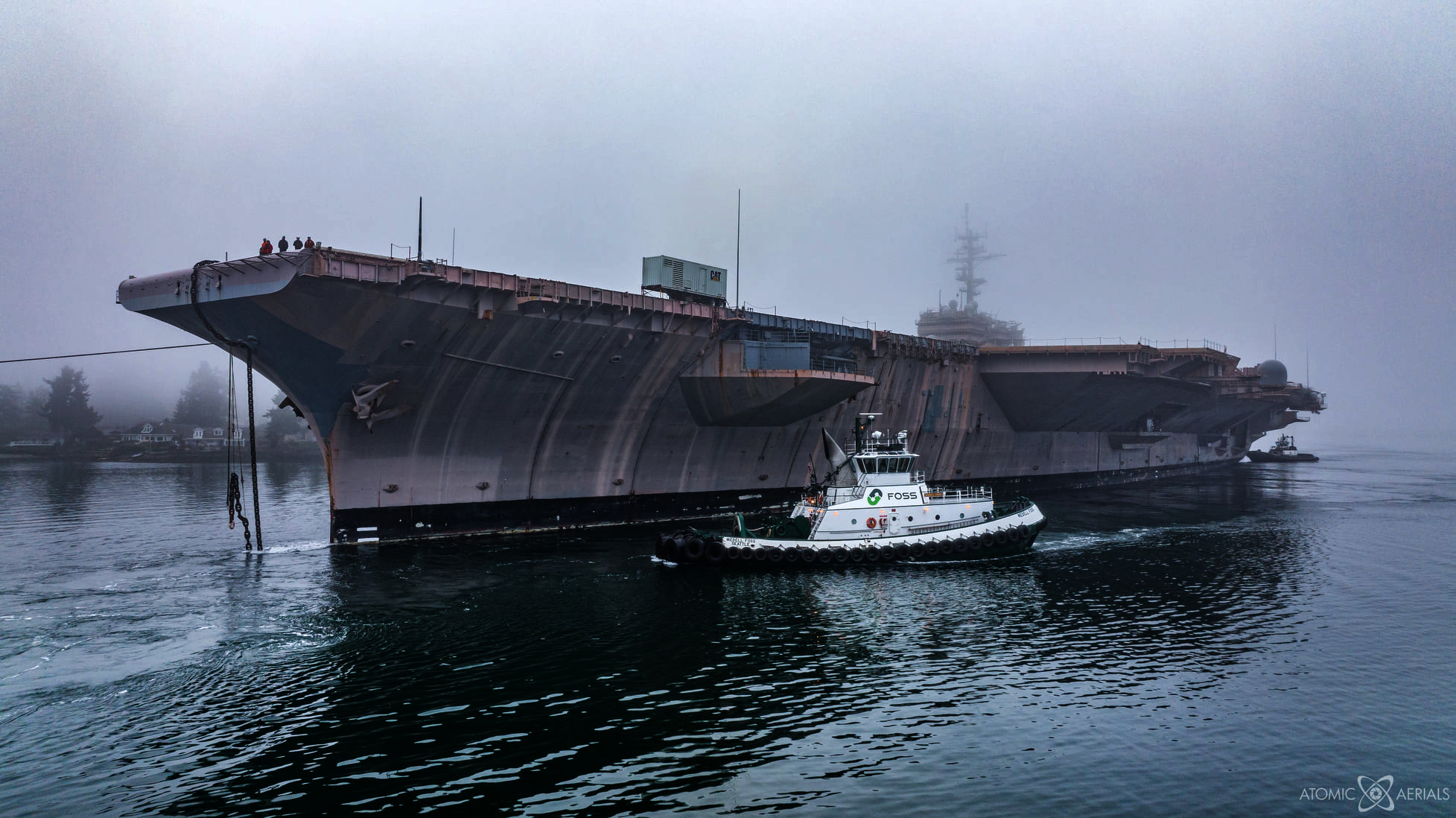 Commander - USS Kitty Hawk (CV 63) departed Bremerton on her final ...