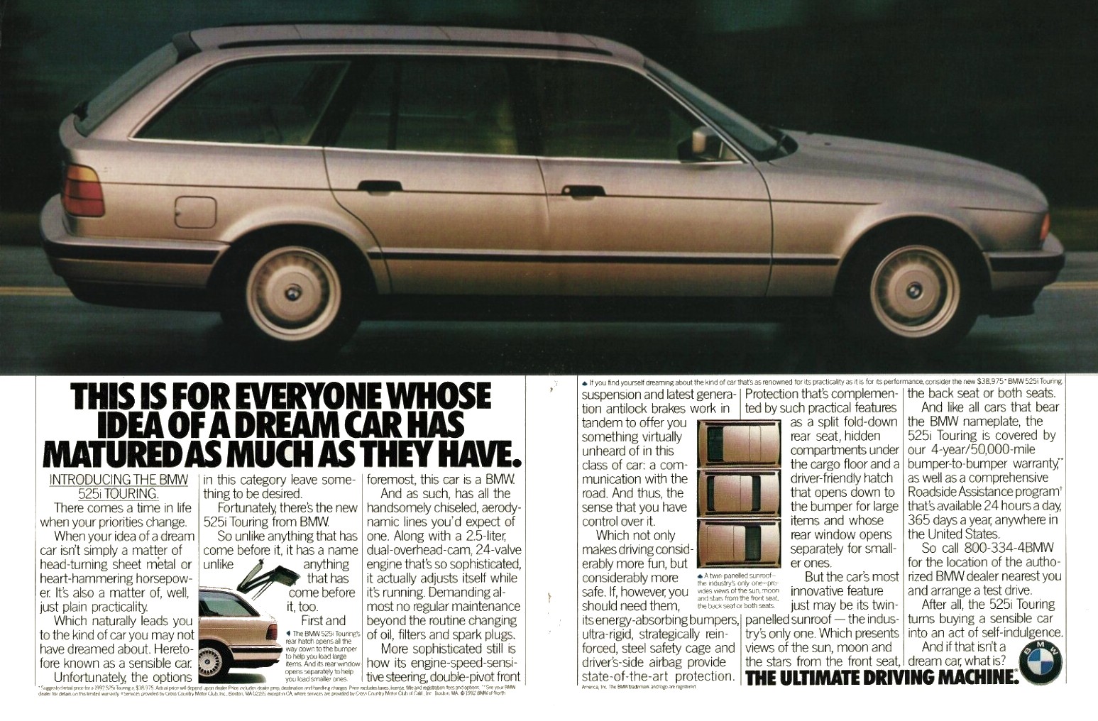 1993 BMW E34 525i Touring Ad.