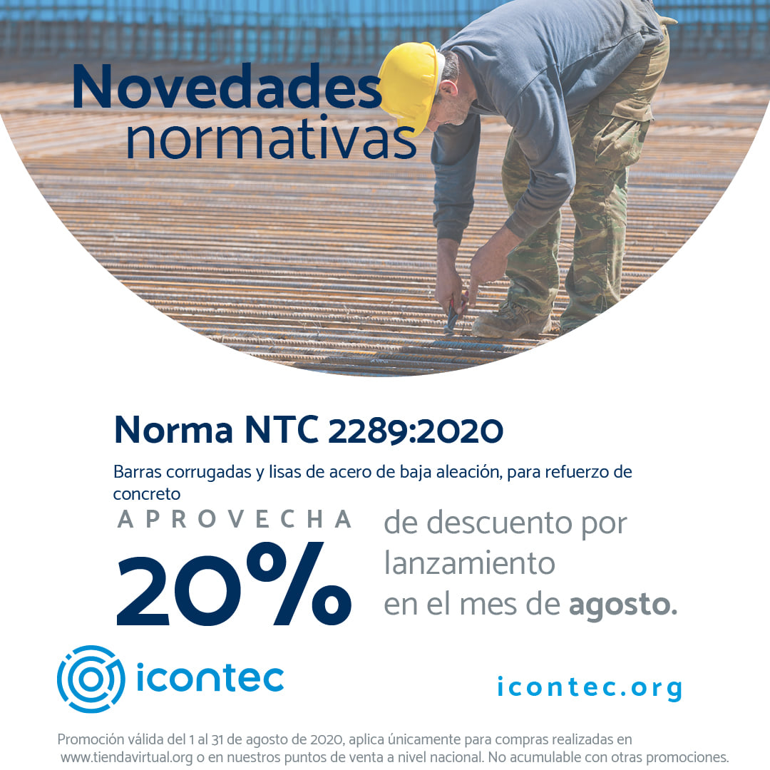 ICONTEC - Aprovecha el 20% descuento por lanzamiento de nuestra Norma ...