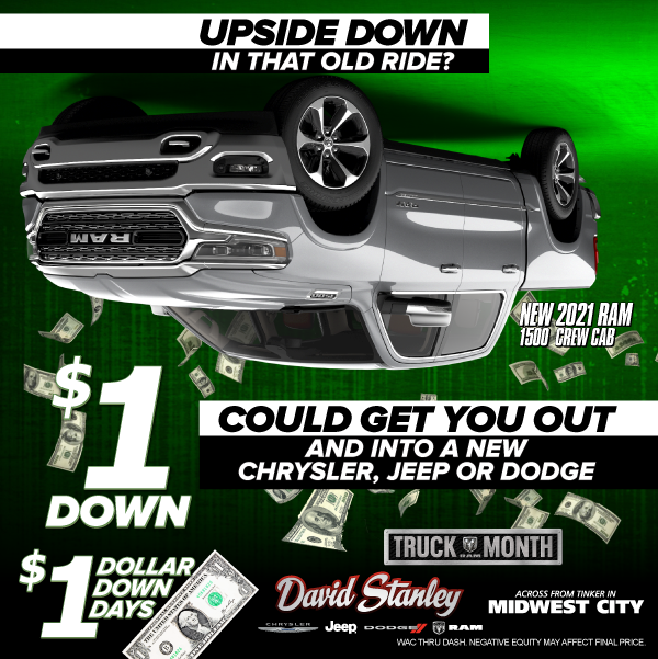 Upside down in your... David Stanley Chrysler Jeep Dodge
