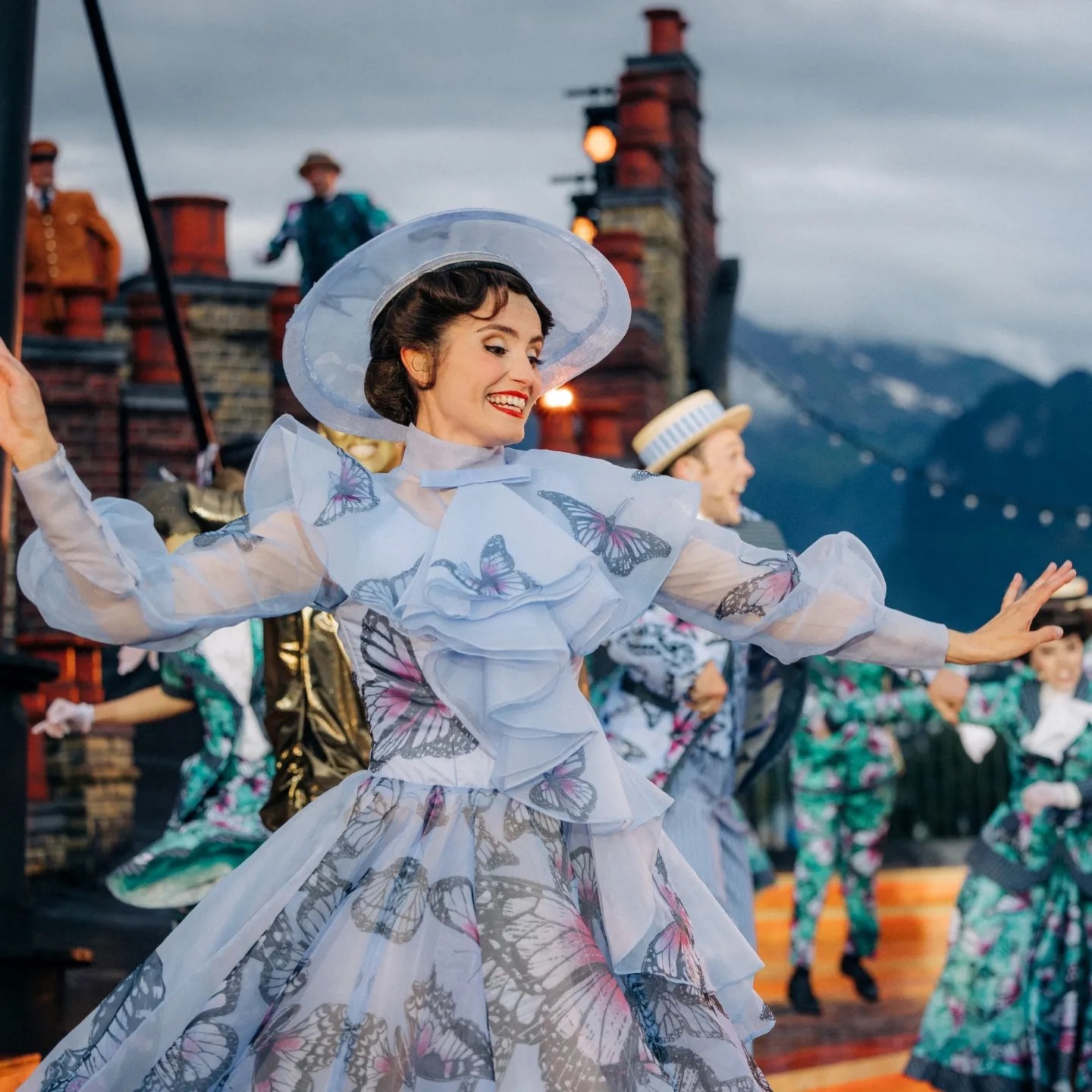 jolly holiday mary poppins dress Mary's Fantasy I designed this butterfly dress for the 