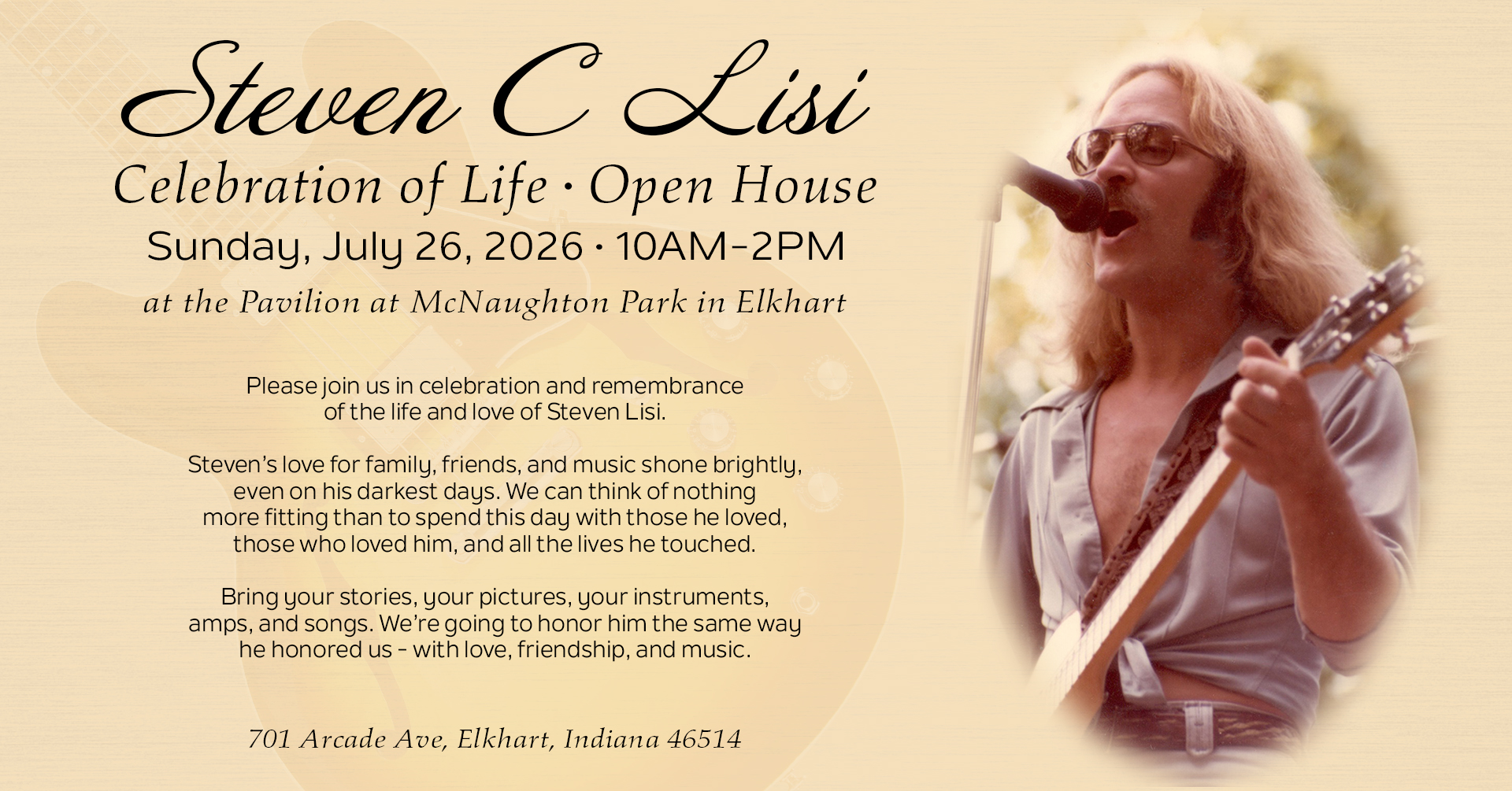 Steven C. Lisi - Celebration of Life Open House