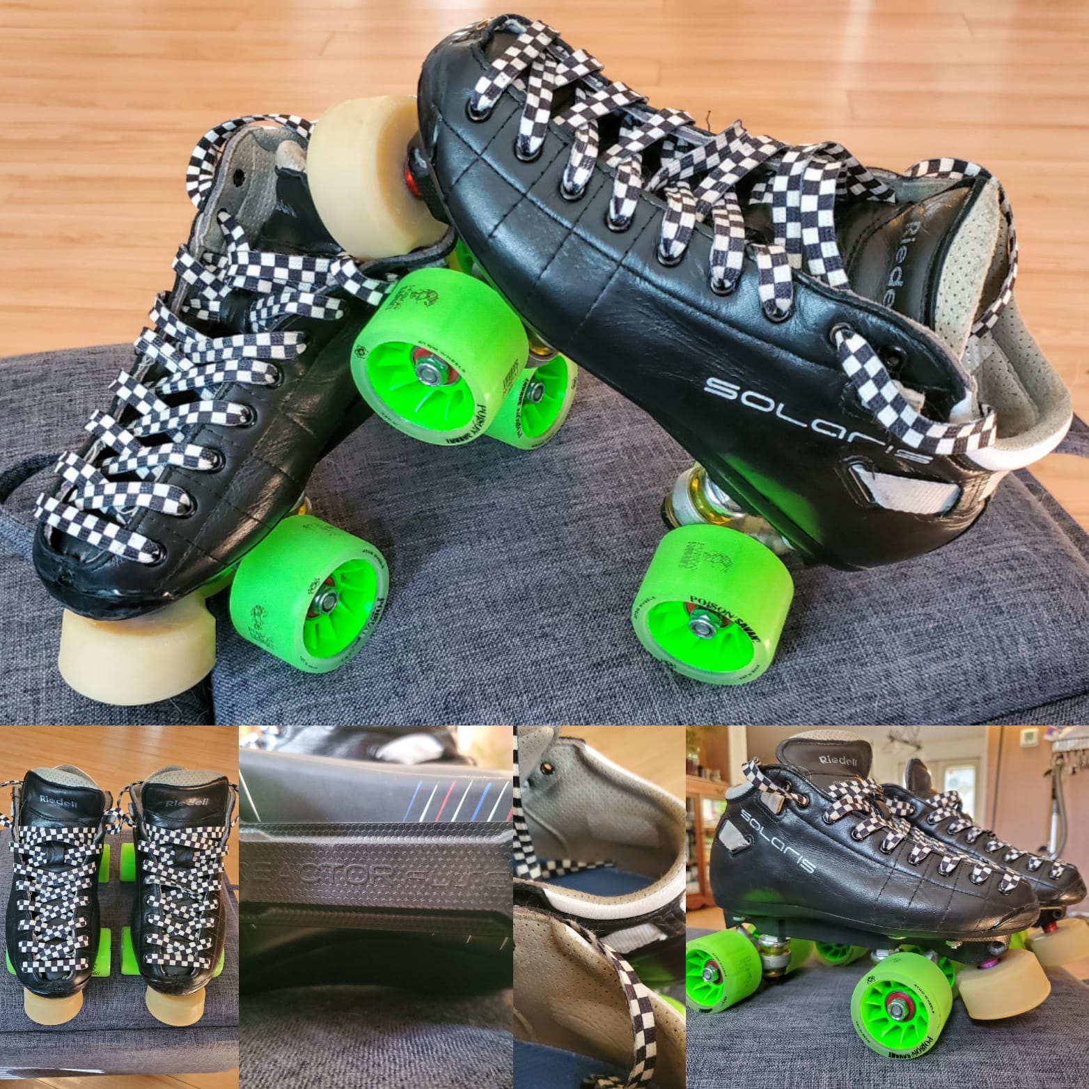 Used Riedell Speed Roller Derby Skates for Sale with Reactor  display picture 1