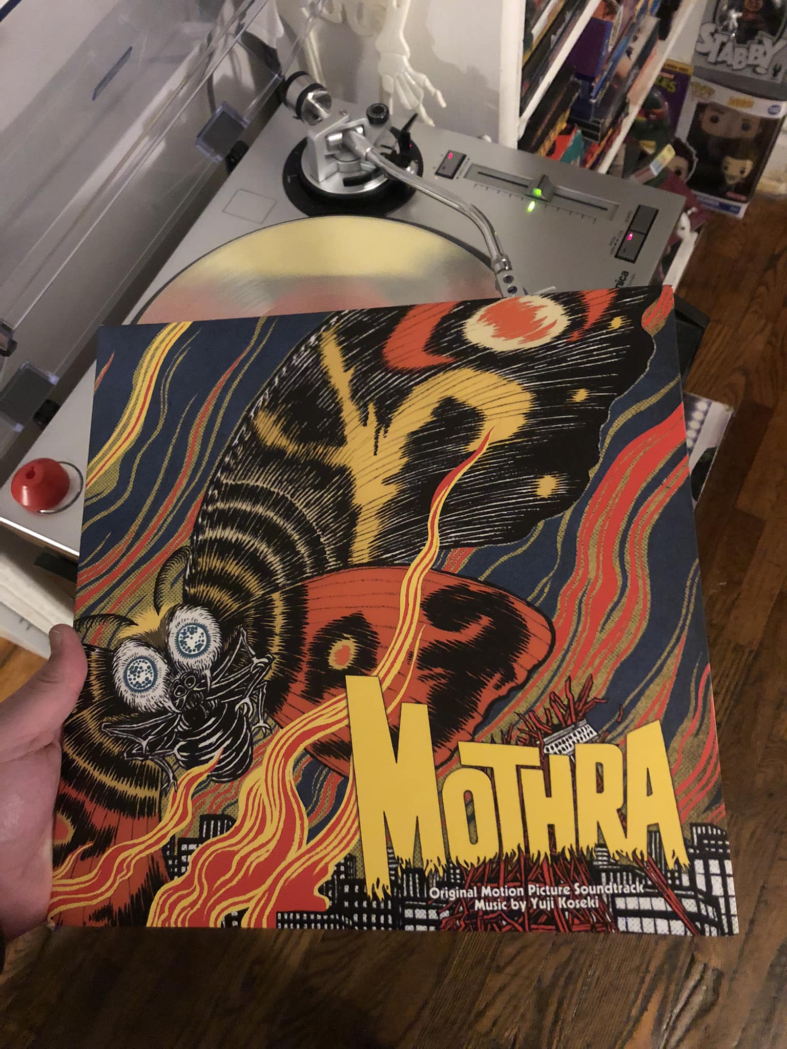 Mothra original soundtrack on colored vinyl