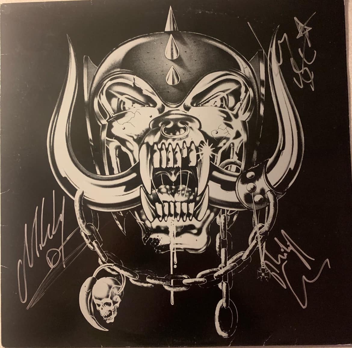 Motorhead Lemmy 7 test pressing with etched B-side