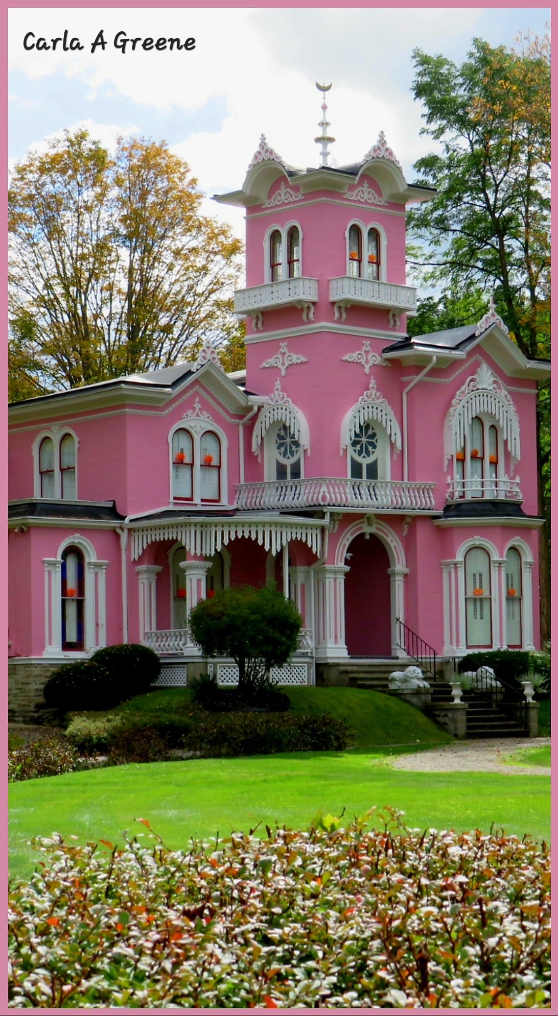 The Pink House in Wellsville, NY. Not too far from Buffalo.