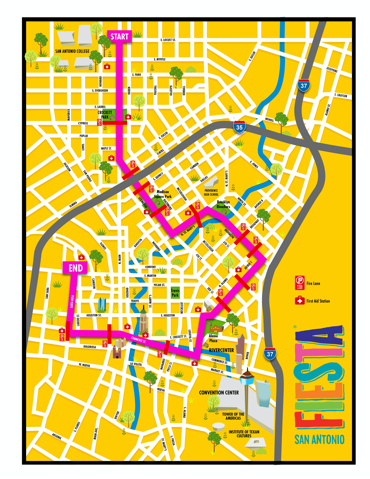 Fiesta - Everyone loves a parade! 🎉 The 2023 Street Parade Route