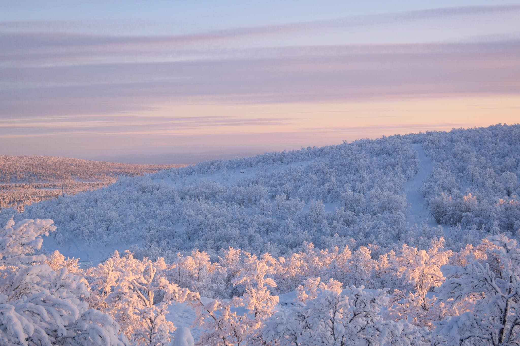 Camp Ripan AB - When the first morning sun touches the...