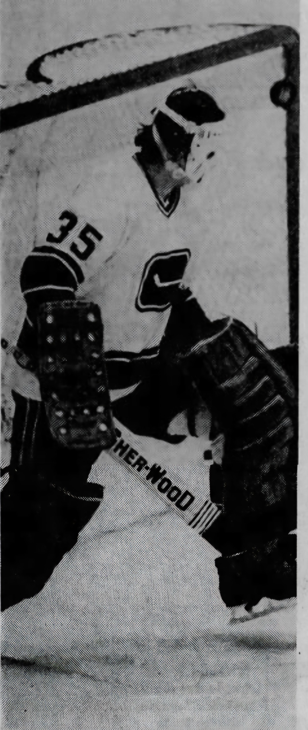 Vintage goalie masks | March 16, 1976. Curt Ridley has his second start ...