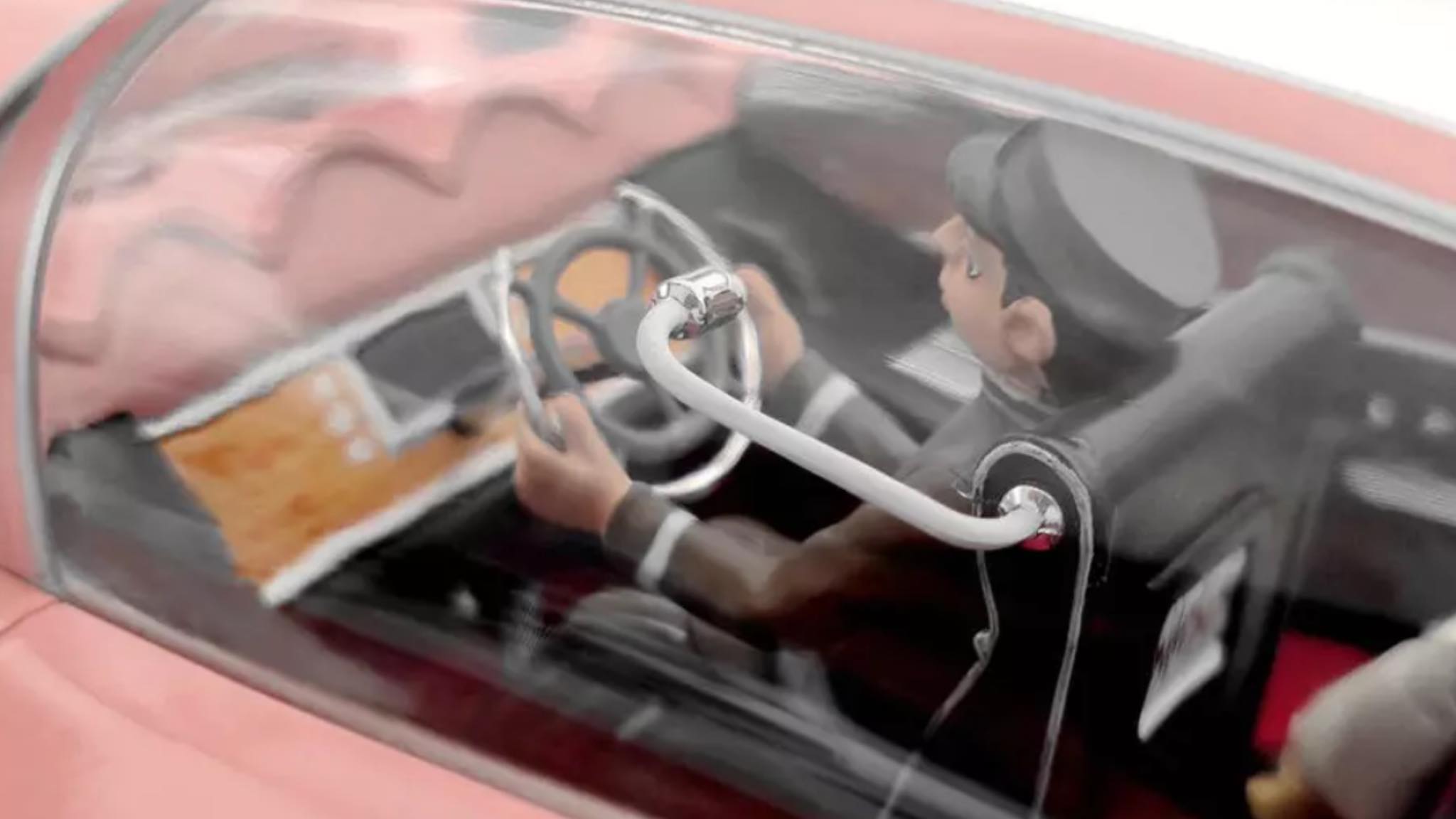 Amie's 1/18 scale Lady Penelope's Fab 1 resin car