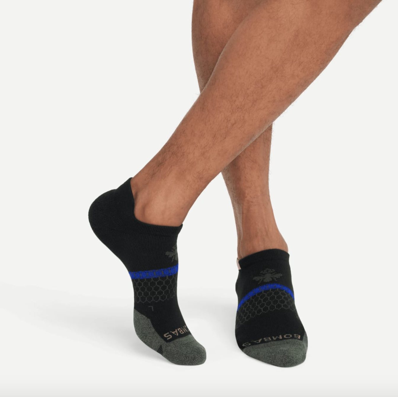 Bombas Women's Solid Honeycomb Ankle Socks – 5 Pairs, Size Medium (8-10.5), 5 Colors